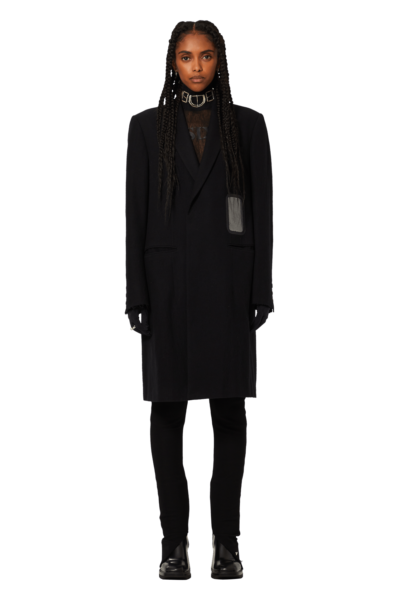 Buy Undercover Hurt D-Hand Coat 'Black' - UCP4303 BLAC | GOAT