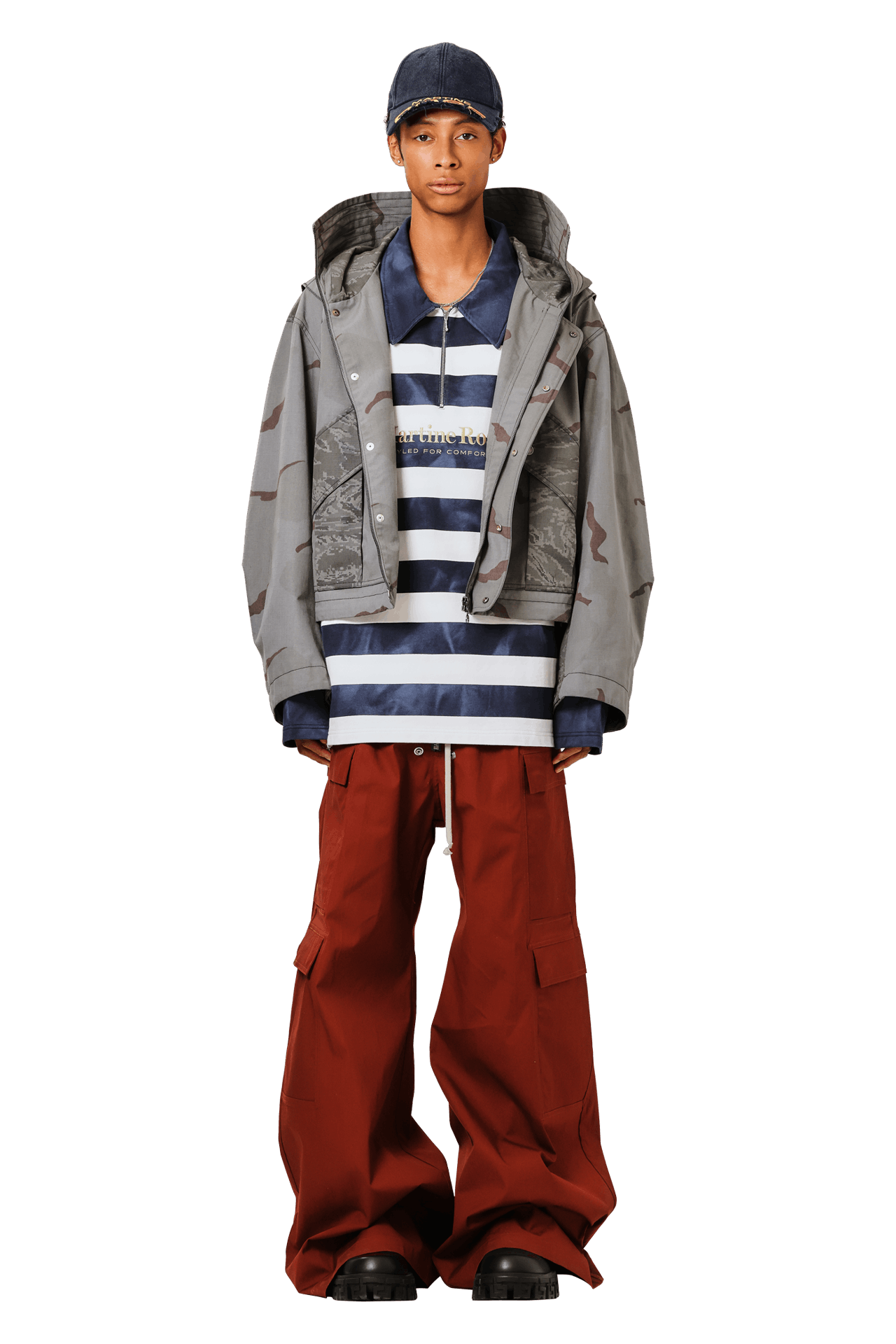 Buy Marine Serre Regenerated Camo Bomber Jacket 'Dark Grey