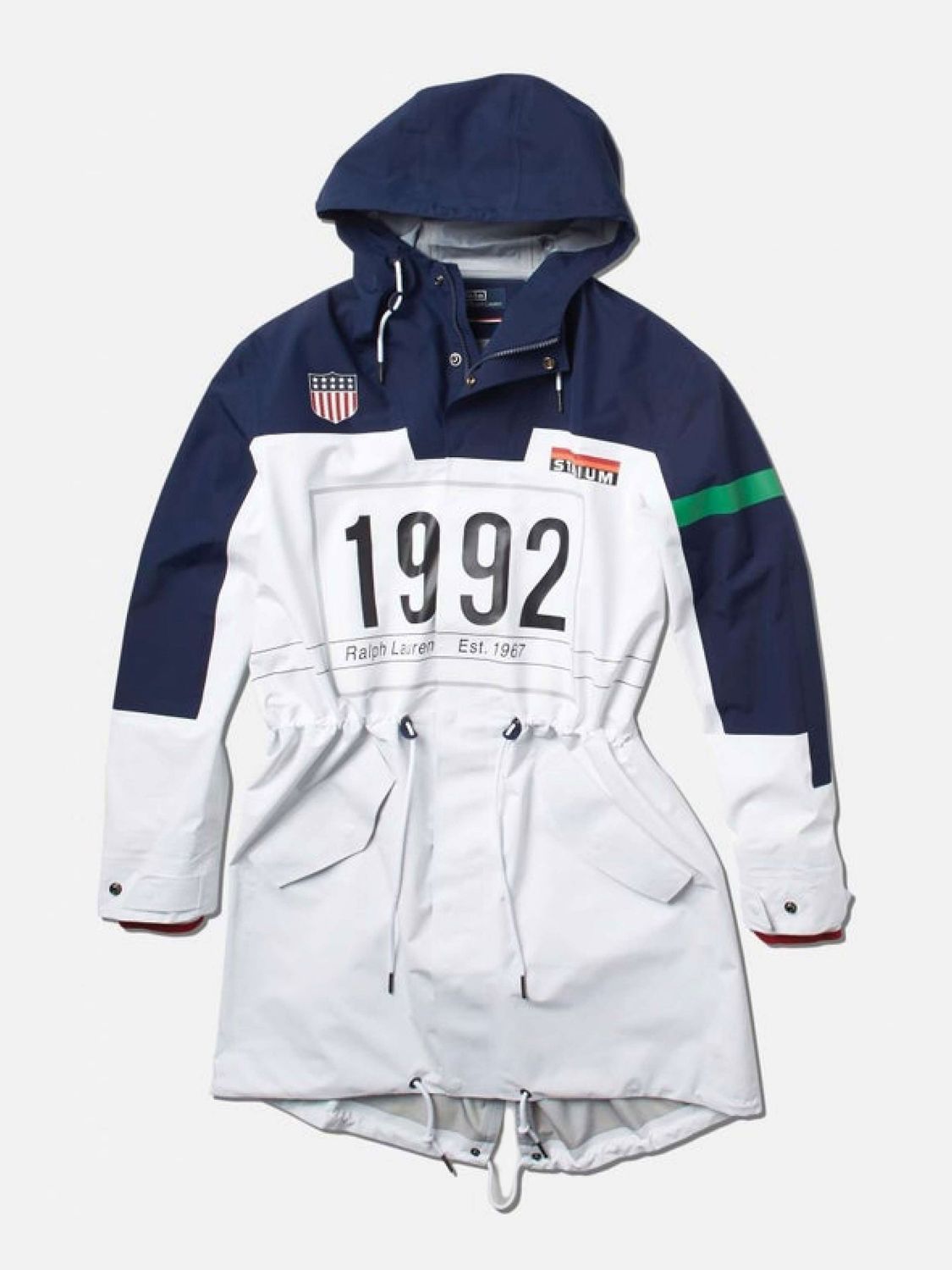 Mac Miller Wearing Polo Ralph Lauren 1992 Stadium Plates Pullover Jacket