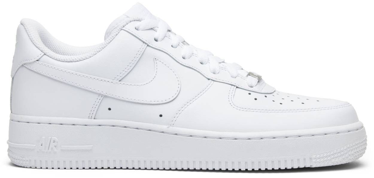 air force 1 white and black tick