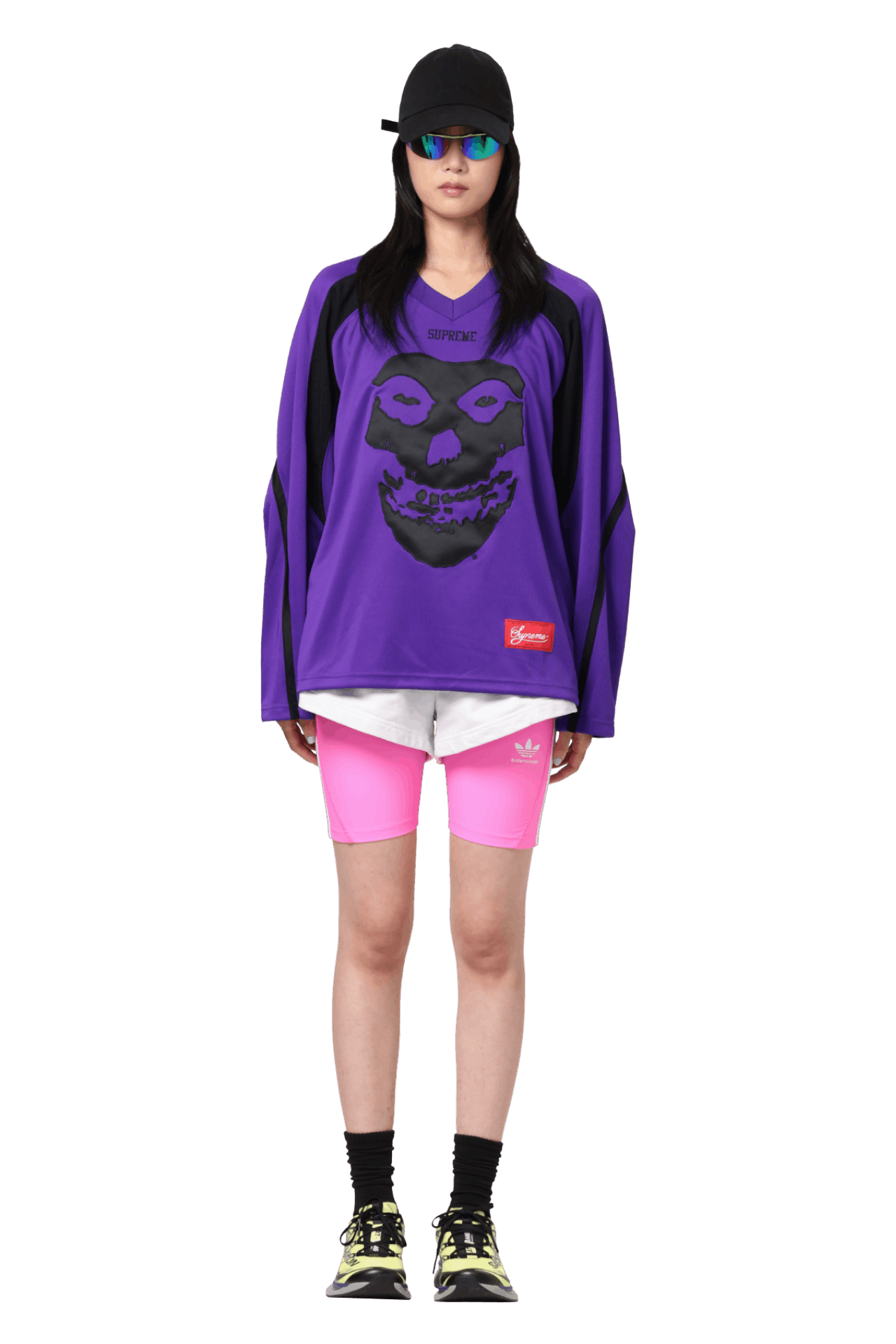 Buy Supreme x The Misfits Hockey Jersey 'Purple' - SS26KN43 PURPLE