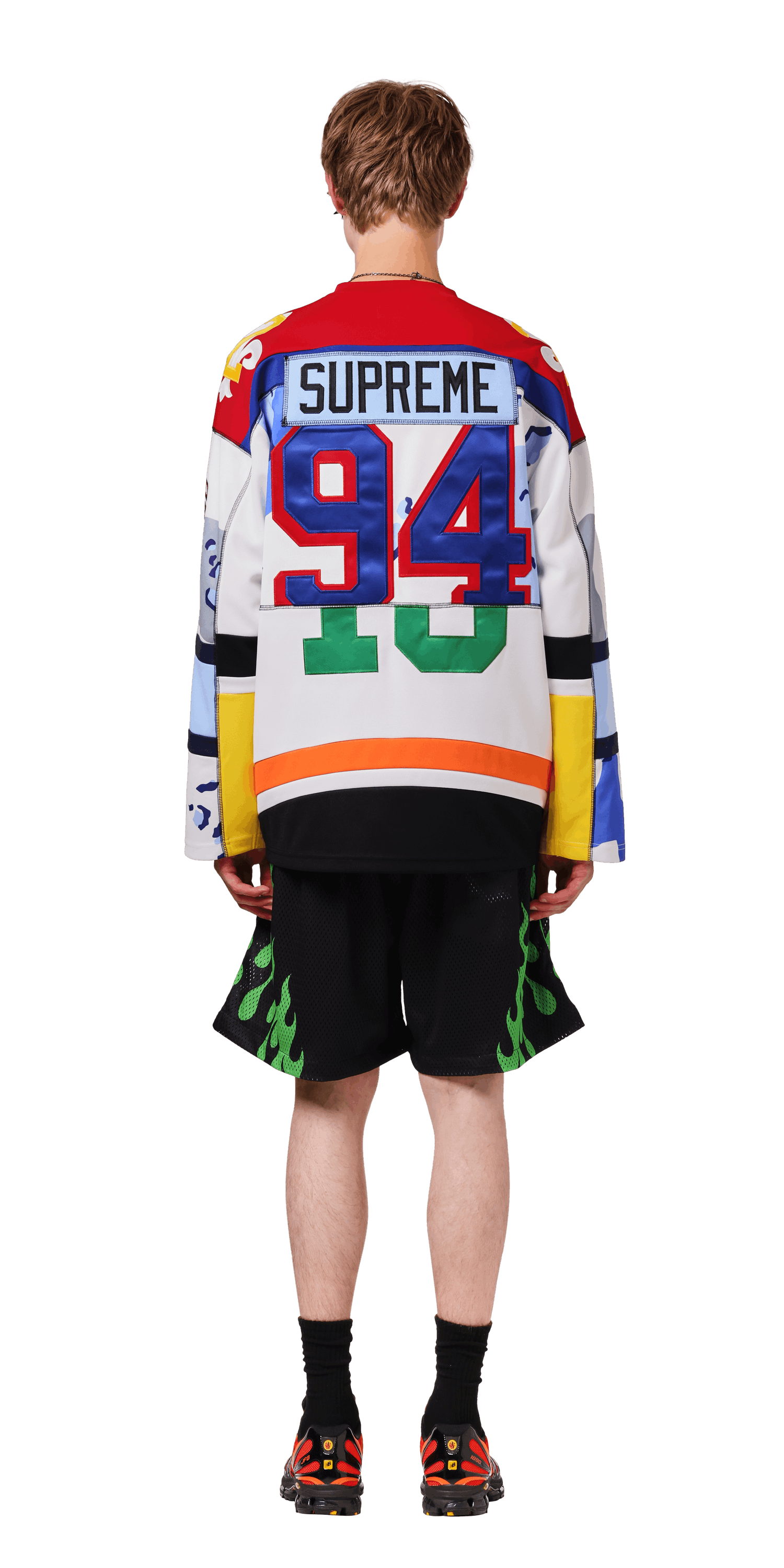 Buy Supreme Paneled Hockey Jersey 'White' - SS26KN34 WHITE | GOAT