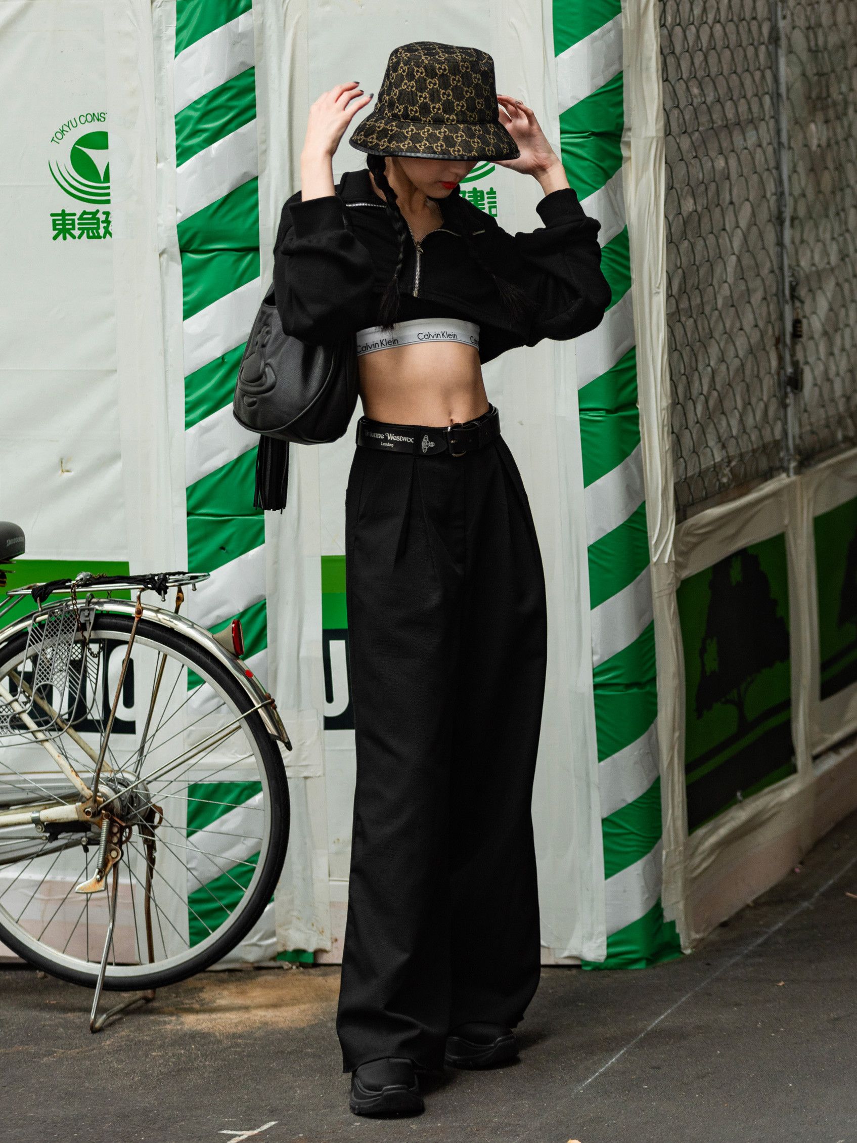 London Fashion Week Street Style SS24 by Yu Fujiwara