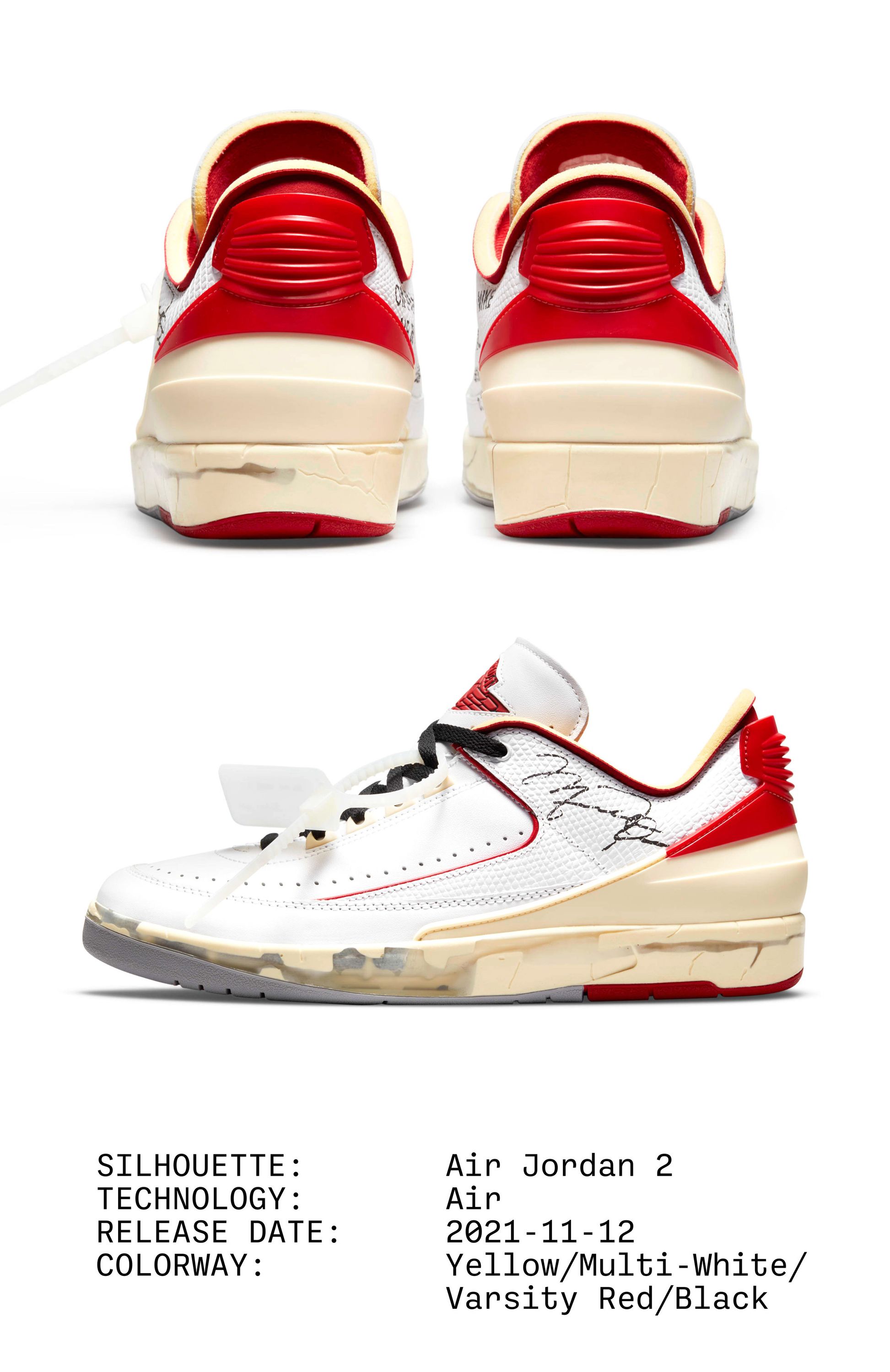 REAL VS REPLICA - Air Jordan 2 Retro Low SP Off-White White Red