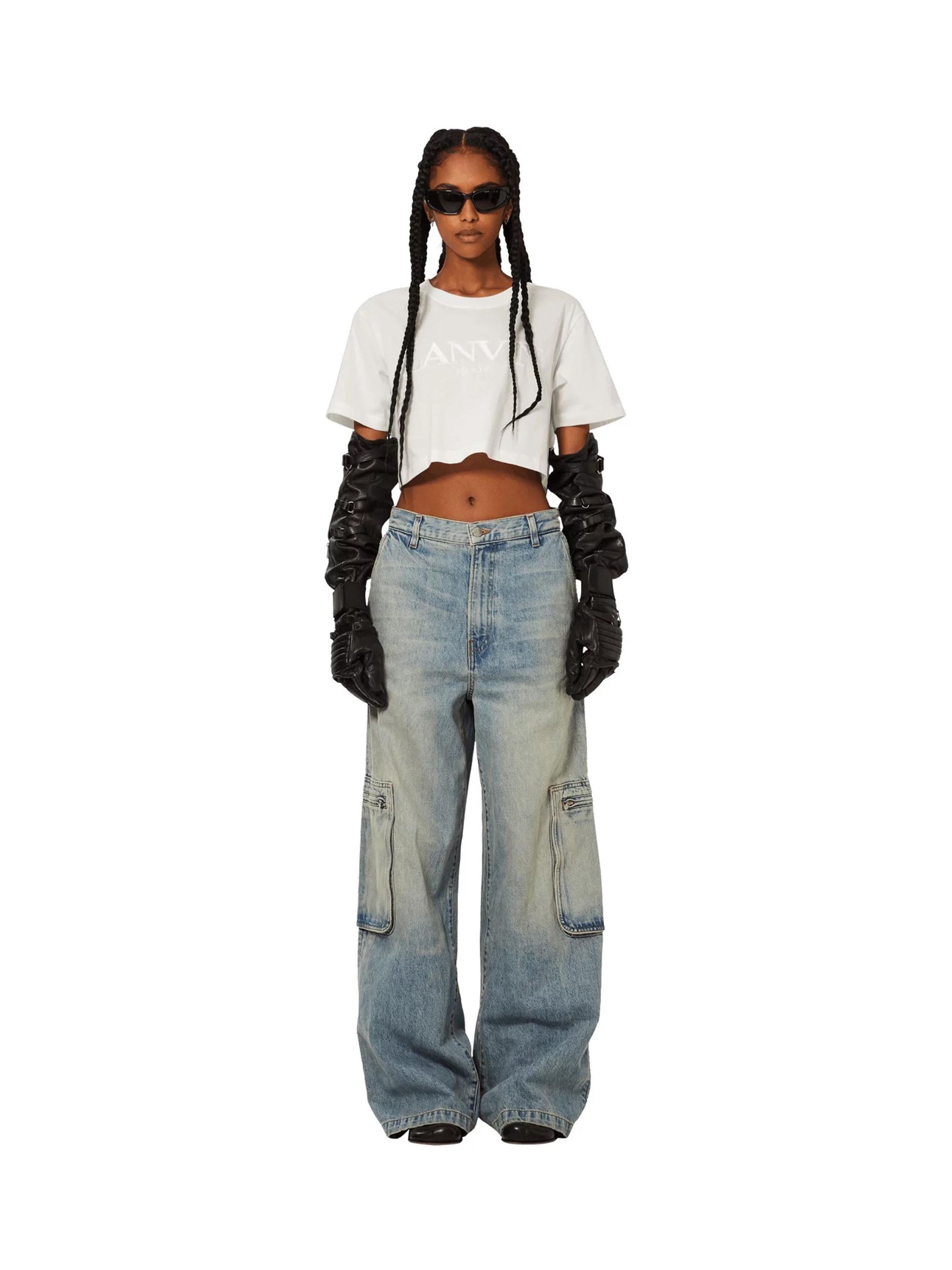Mens Amiri Inspired Denim Jeans 90s Retro Skinny Hip Hop 