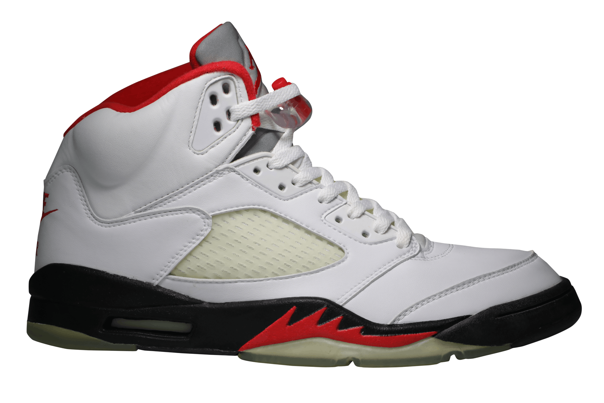 Jordan 5s fire red of comes with original box and has Nike in the back of shoe Air Jordan 5  main image 3
