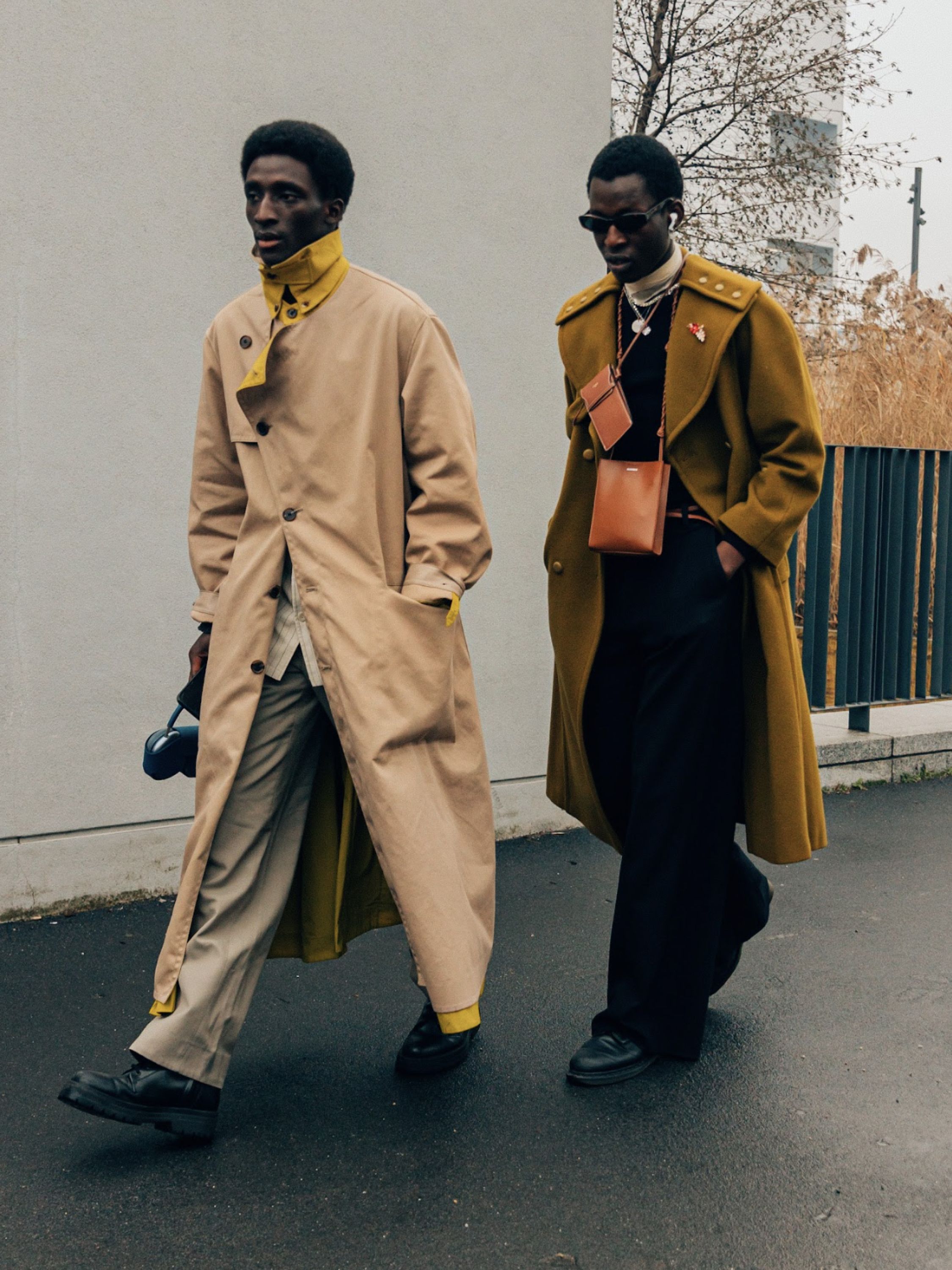 Street style varsity green jacket LV, Men's Fashion, Coats