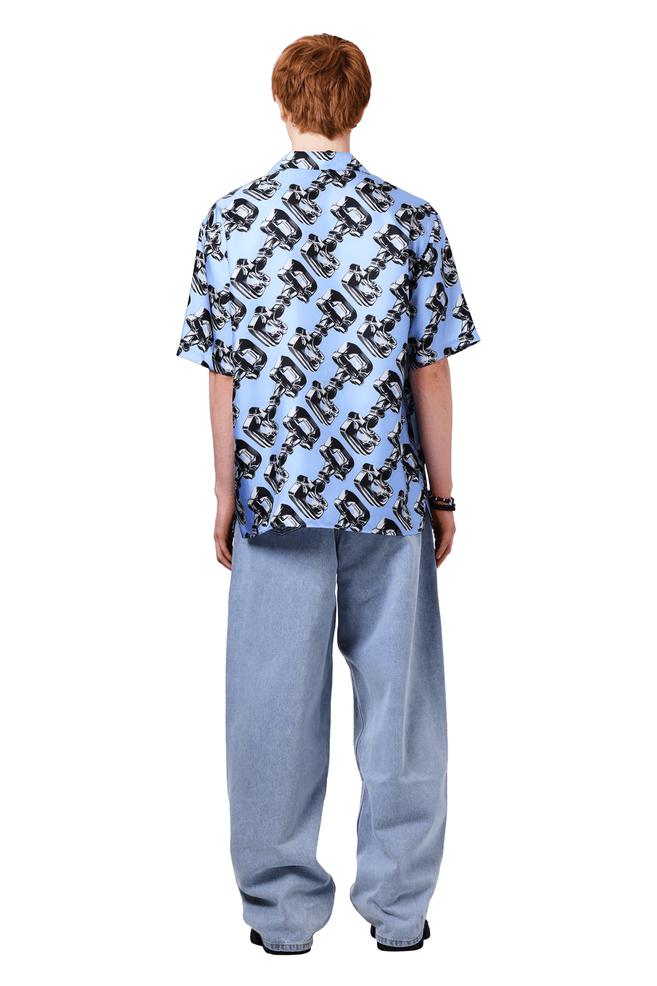 Buy Gucci 3D Glass Horsebit Print Shirt 'Cloud' - 773188 Buy Gucci 3D Glass Horsebit Print Shirt 'Cloud' - 773188