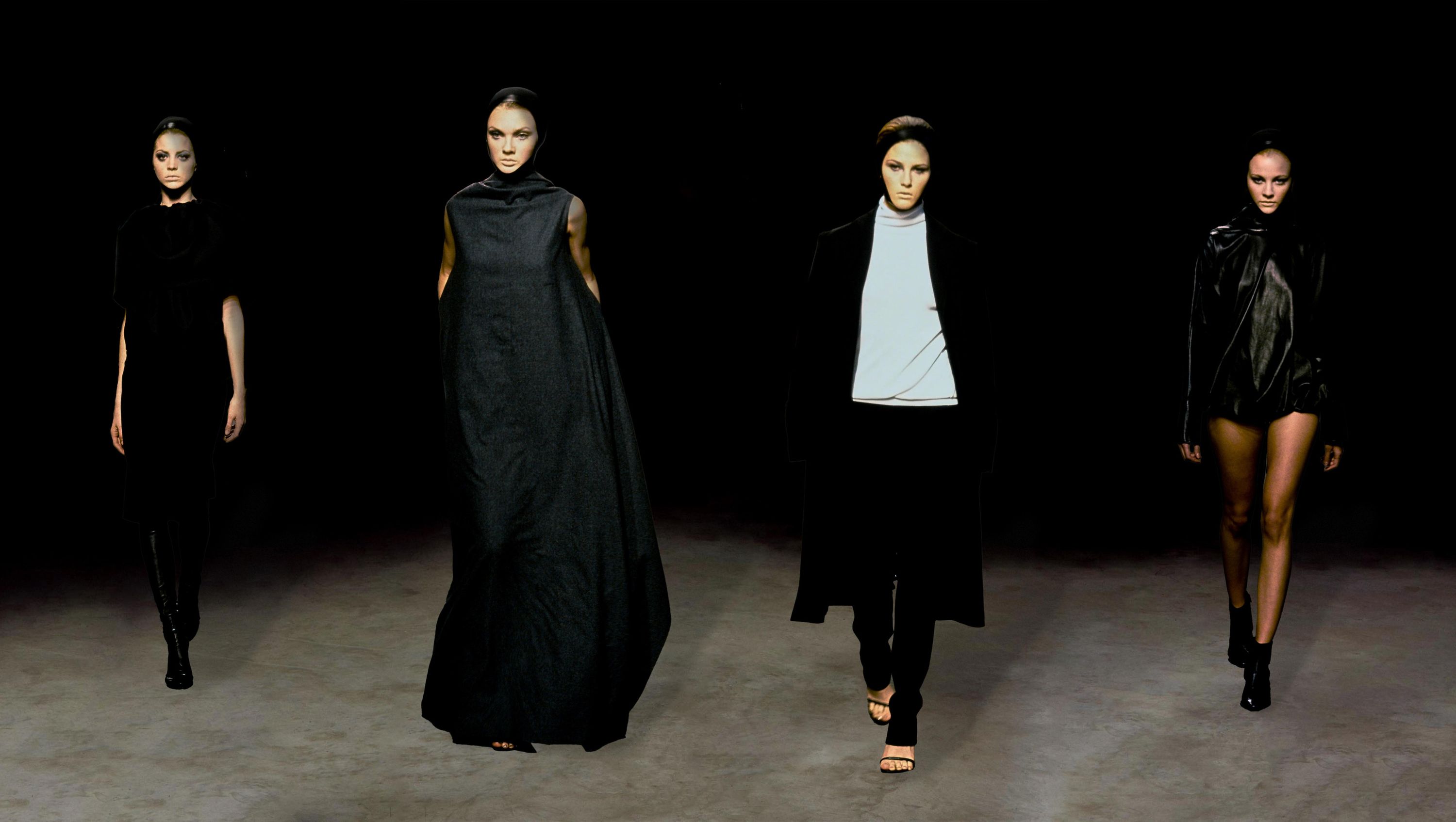 Balenciaga floods runway for apocalyptic Paris Fashion Week show