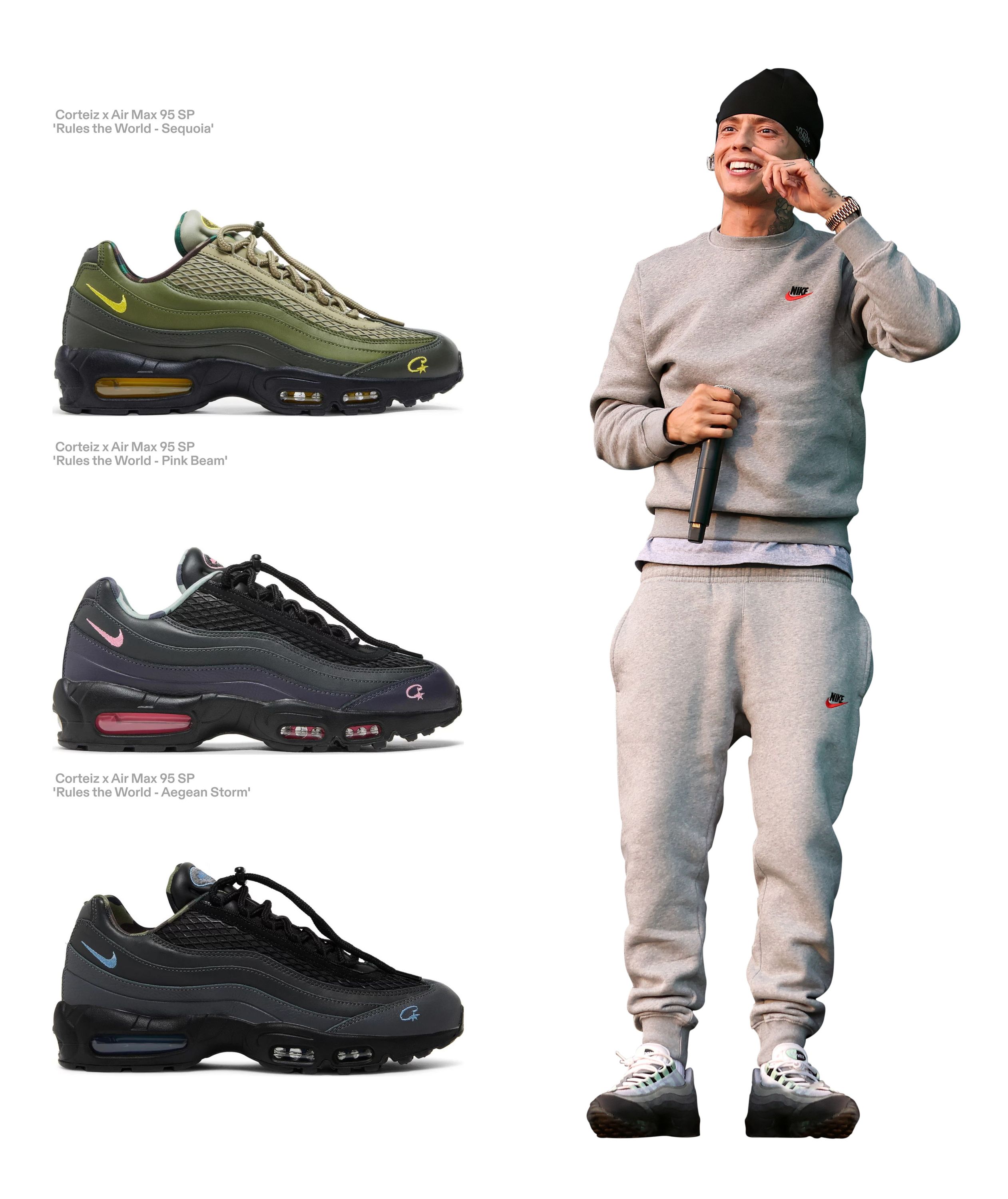 drake wearing air max 95