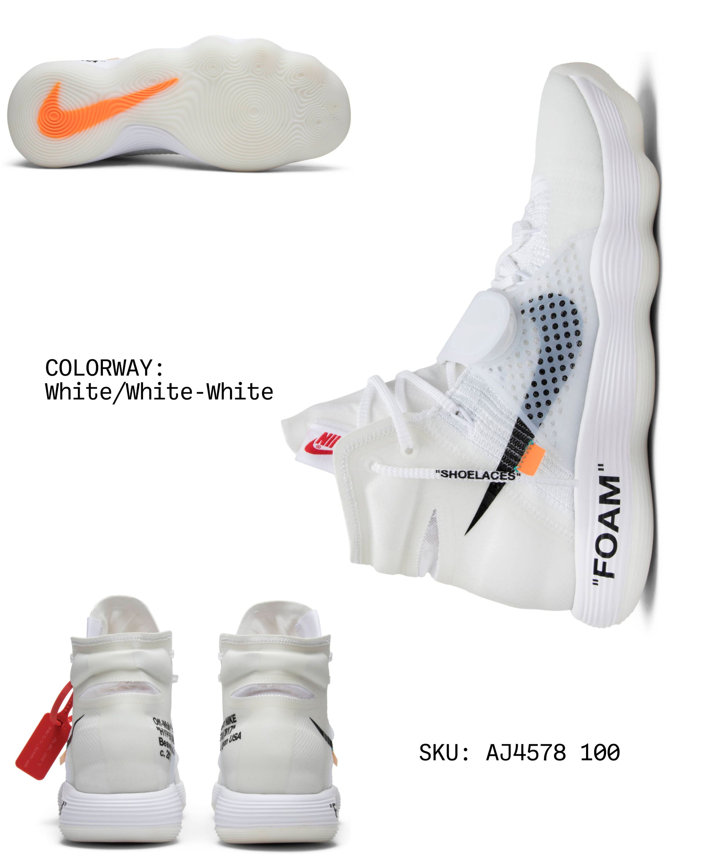Virgil Abloh x Nike 2017 Collaboration Sneakers