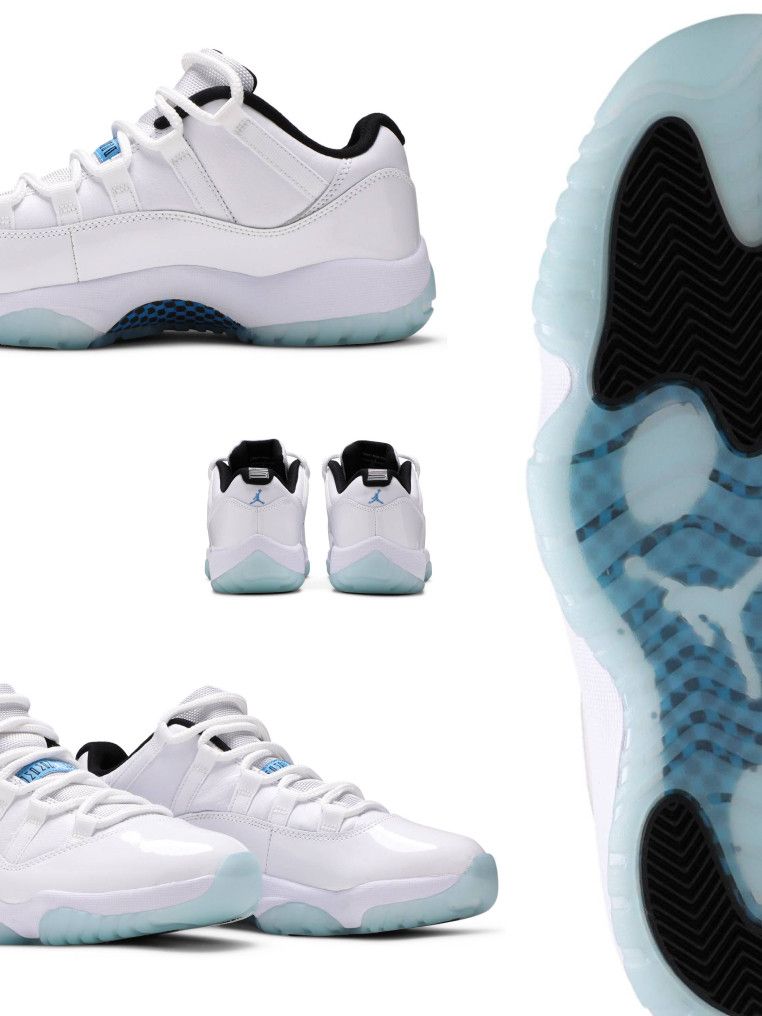 jordan 11 low legend blue goat