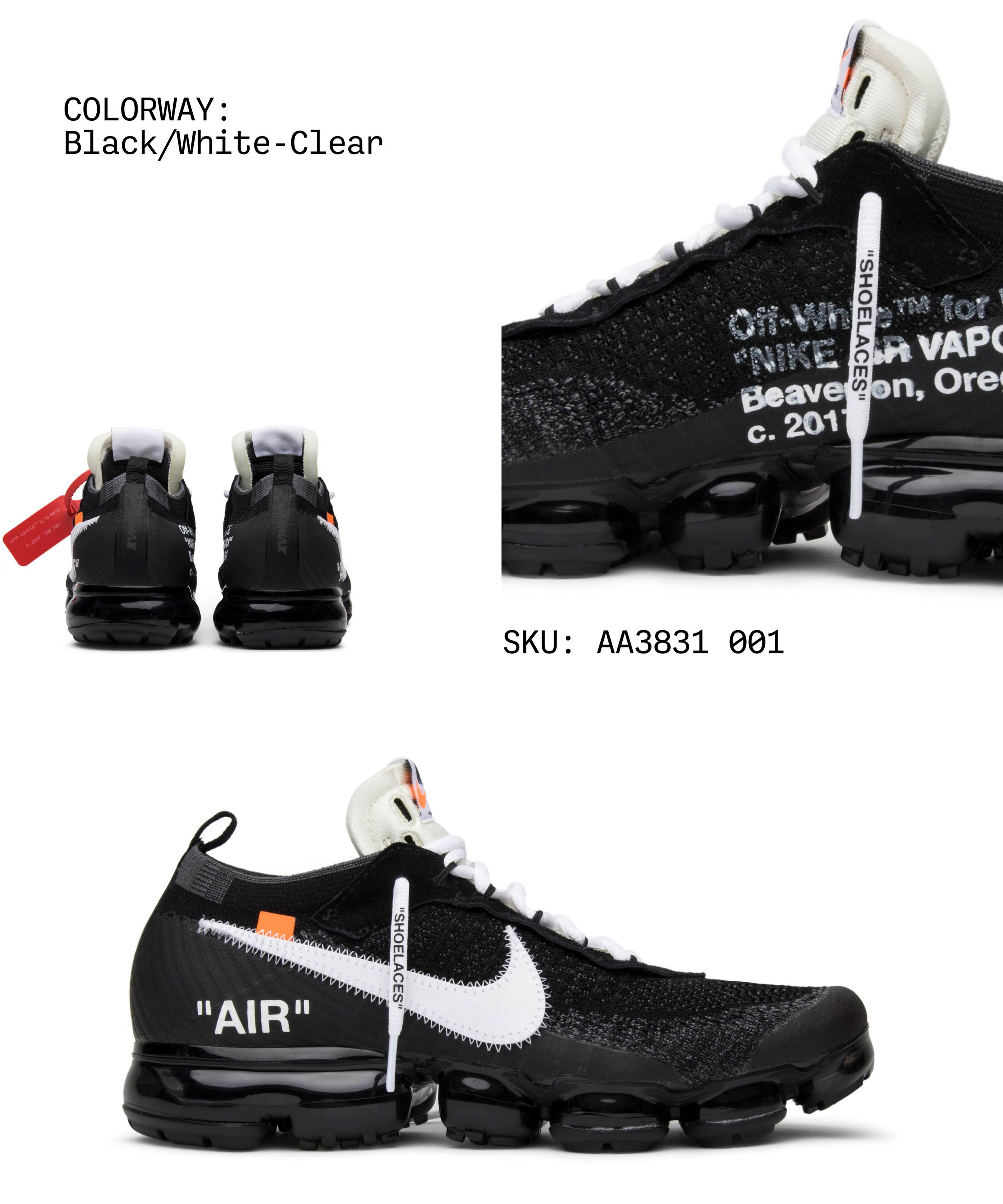 A COMPLETE COLLECTION OF VIRGIL ABLOH OFF-WHITE X NIKE SNEAKERS, NIKE X OFF- WHITE, 2017-2020