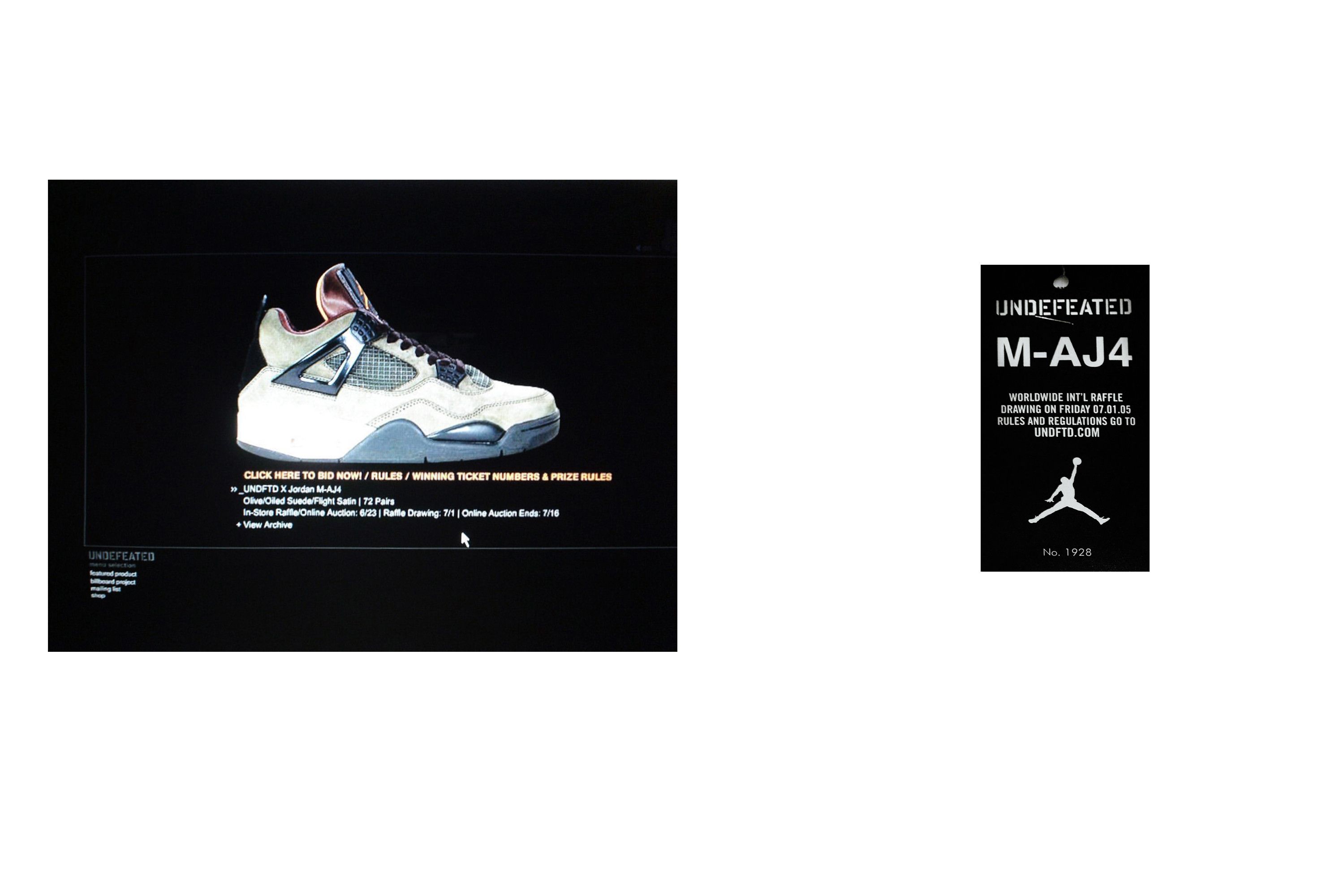 undefeated off white raffle