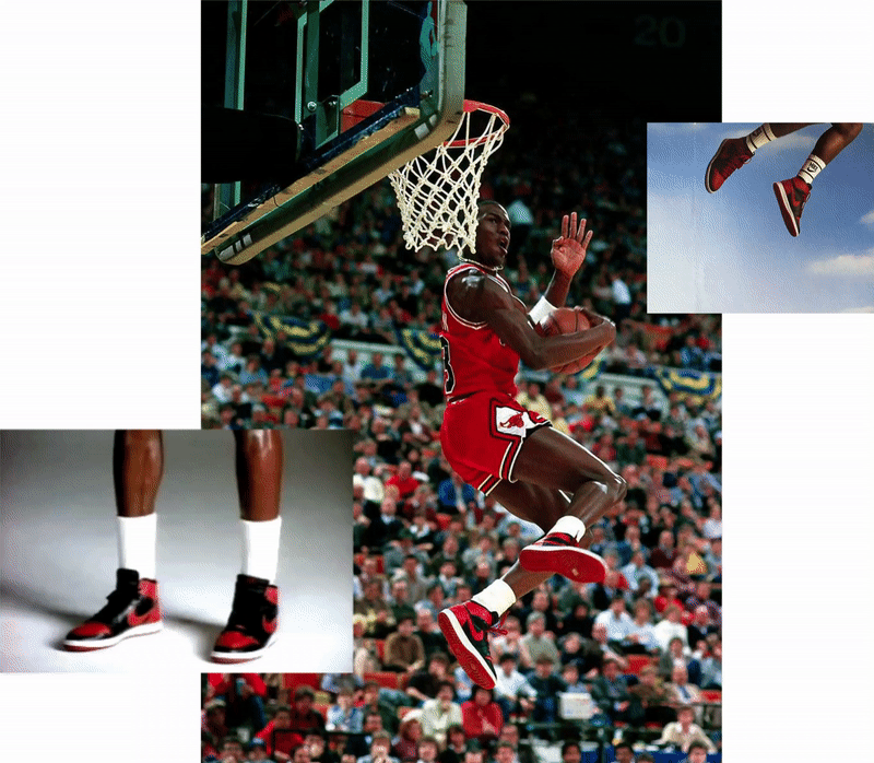 Why were the first Air Jordan basketball shoes banned from the NBA