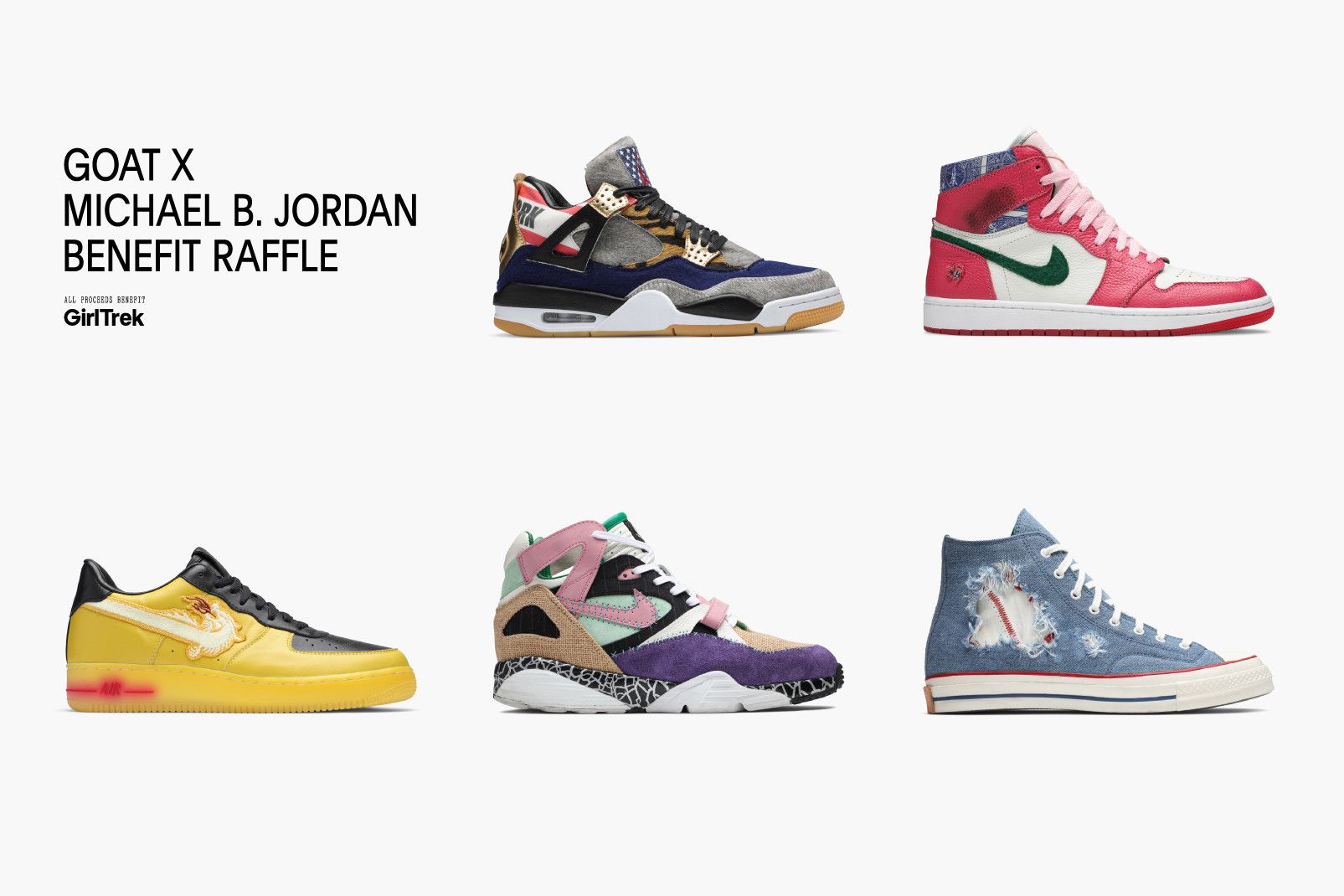alo様♡　NIKE JORDAN セット＆秋冬物 まとめ売り 120サイズ GOAT and Michael B. Jordan Partner for Exclusive Sneaker Raffle in
