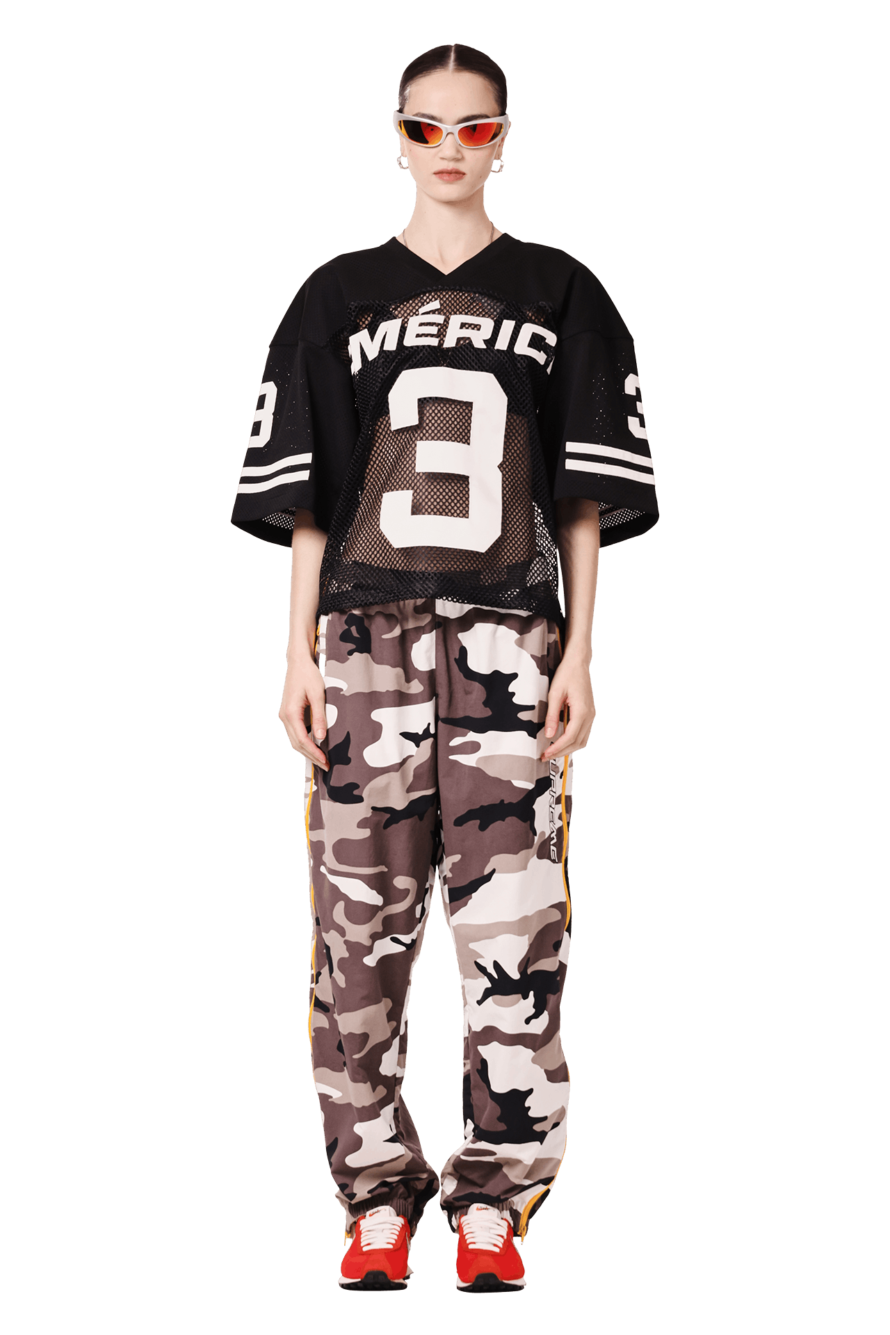 Buy Supreme Contrast Zip Warm Up Pant 'Snow Camo' - SS25P10 SNOW