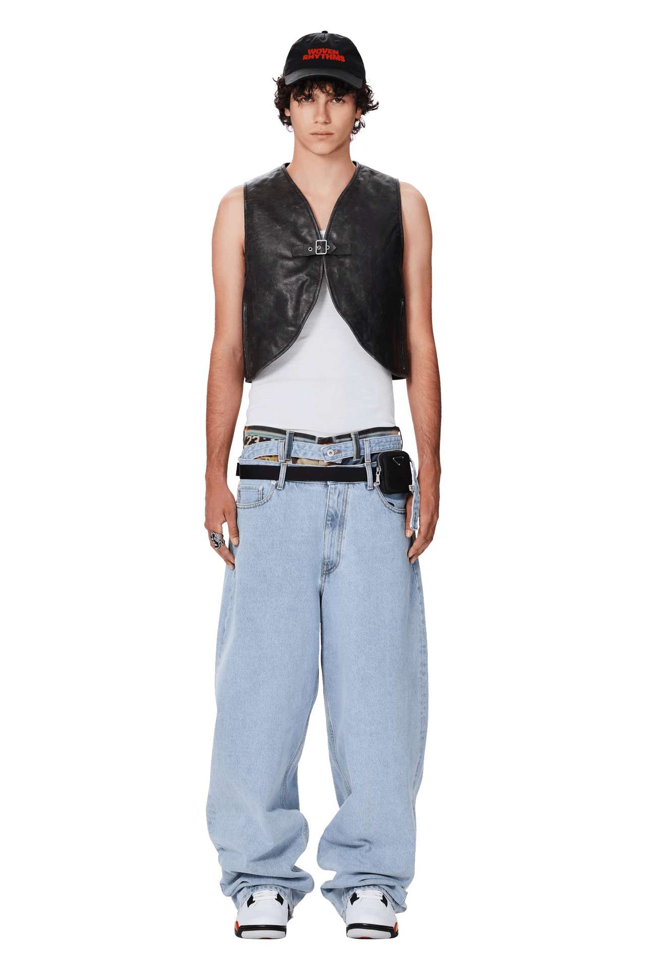 Buy Y/Project Evergreen Multi Waistband Jeans 'Ice Blue