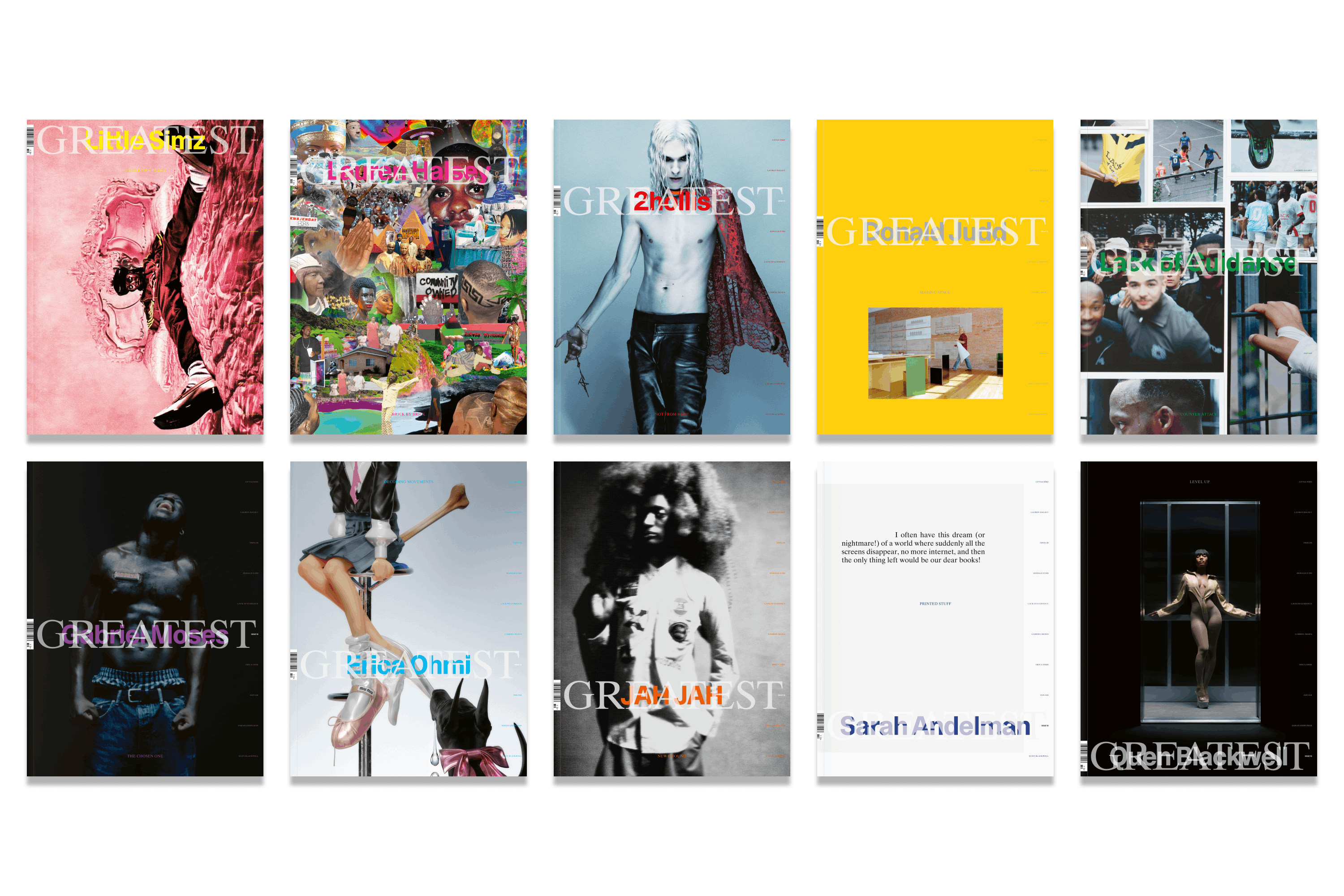 GREATEST Magazine Celebrates Its 10th Issue With 10 Covers 