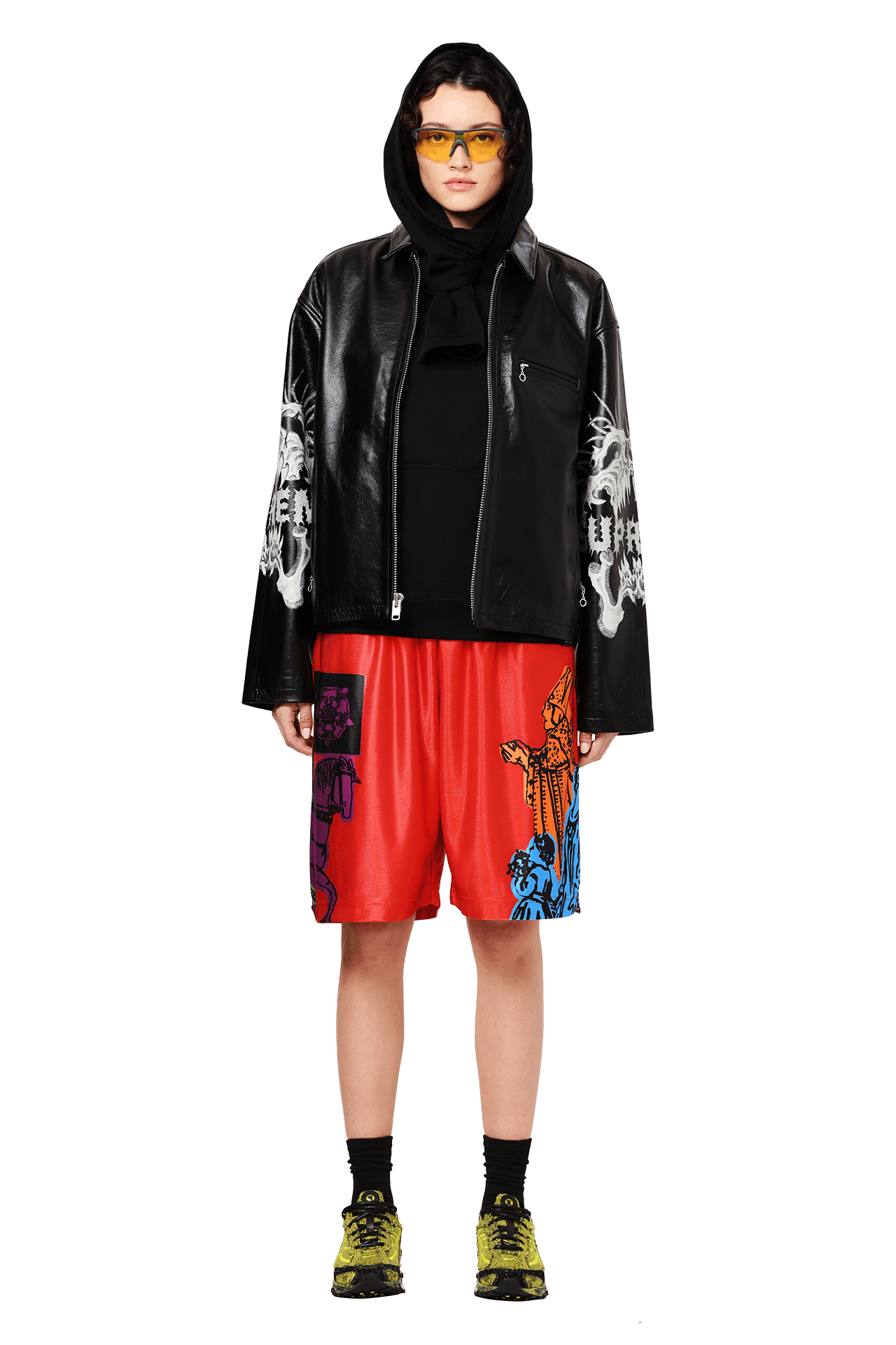 Buy Supreme x Y's Leather Jacket 'Black' - FW25J18 BLACK | GOAT