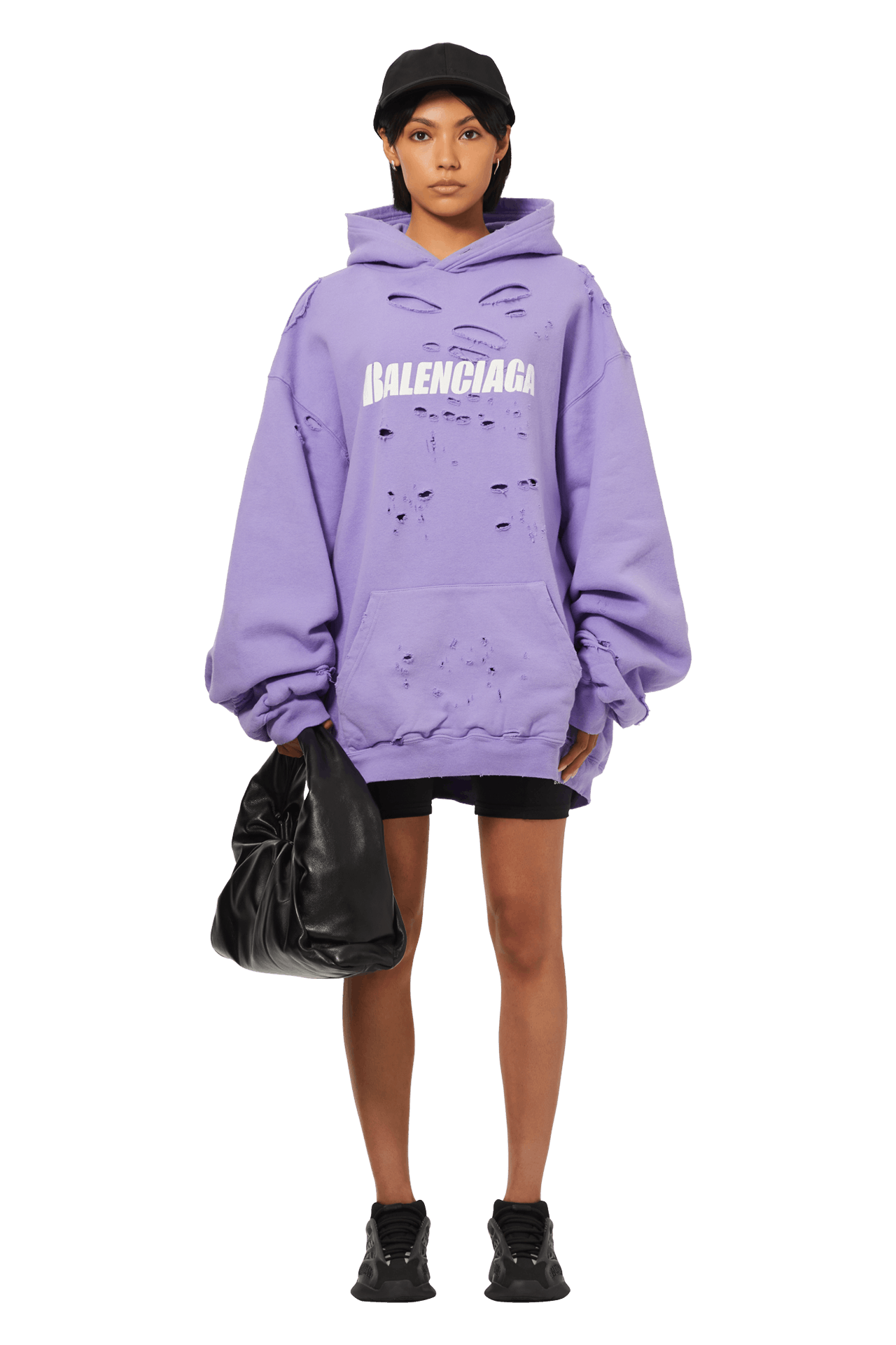 Distressed Fashionistas may be at Balenciagas 1350 holey hoodie