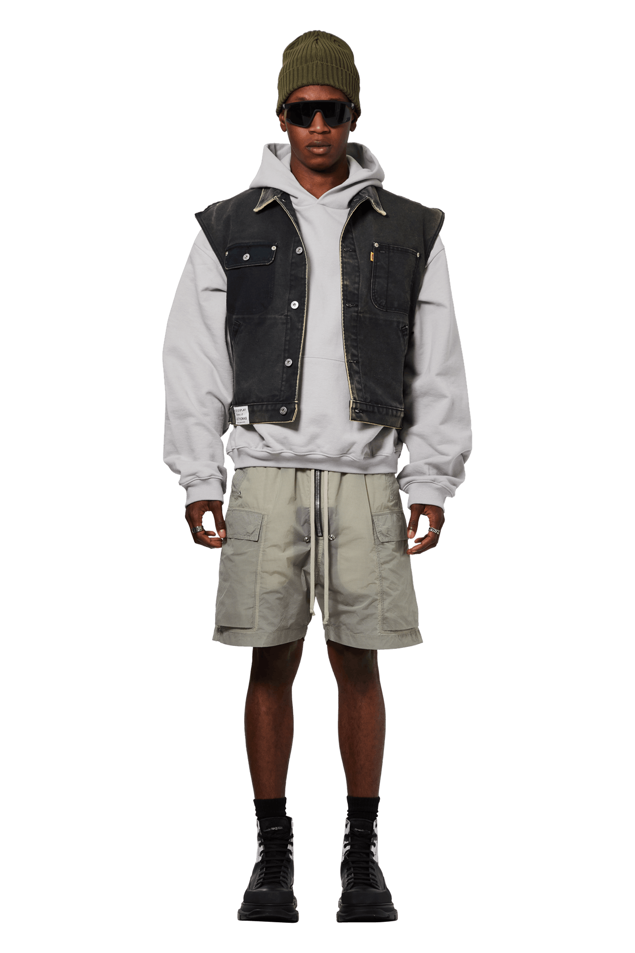 Rick Owens Cargo Bela Shorts 'Pearl'