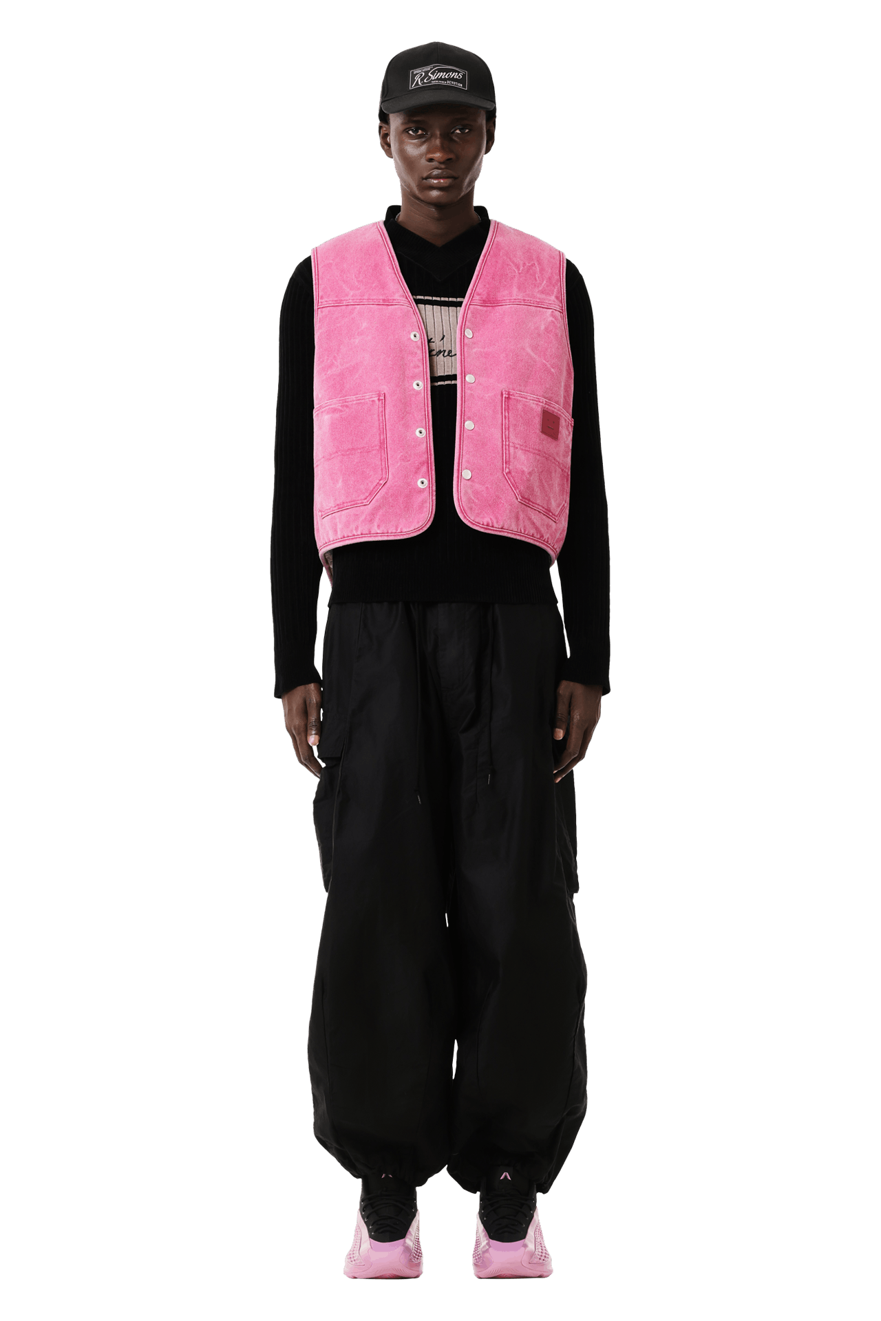 Buy Martine Rose Chenille V Neck Jumper 