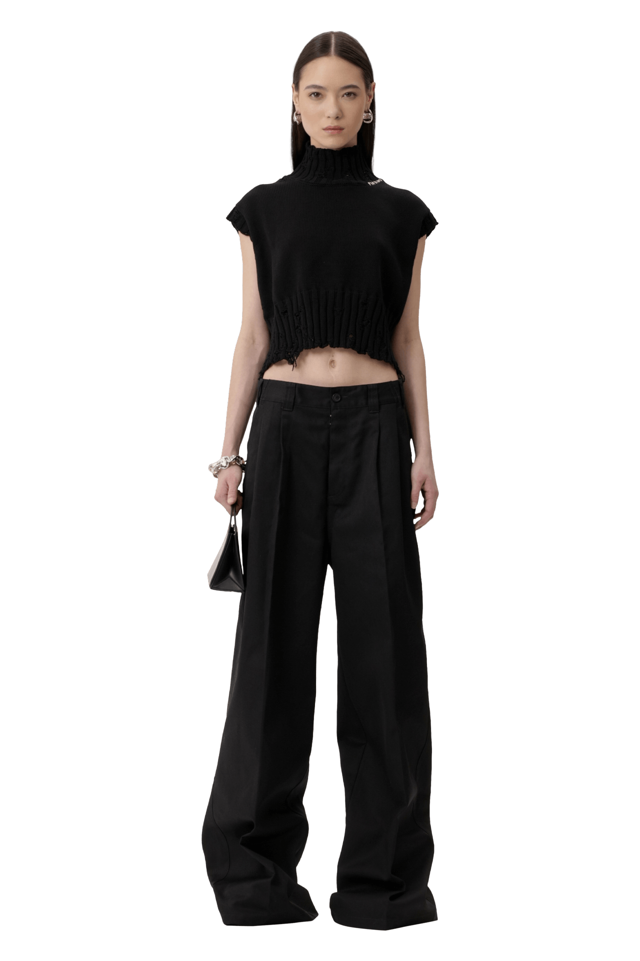 Buy Maison Margiela Yoke Trousers 'Black' - S51KA0591 S54042