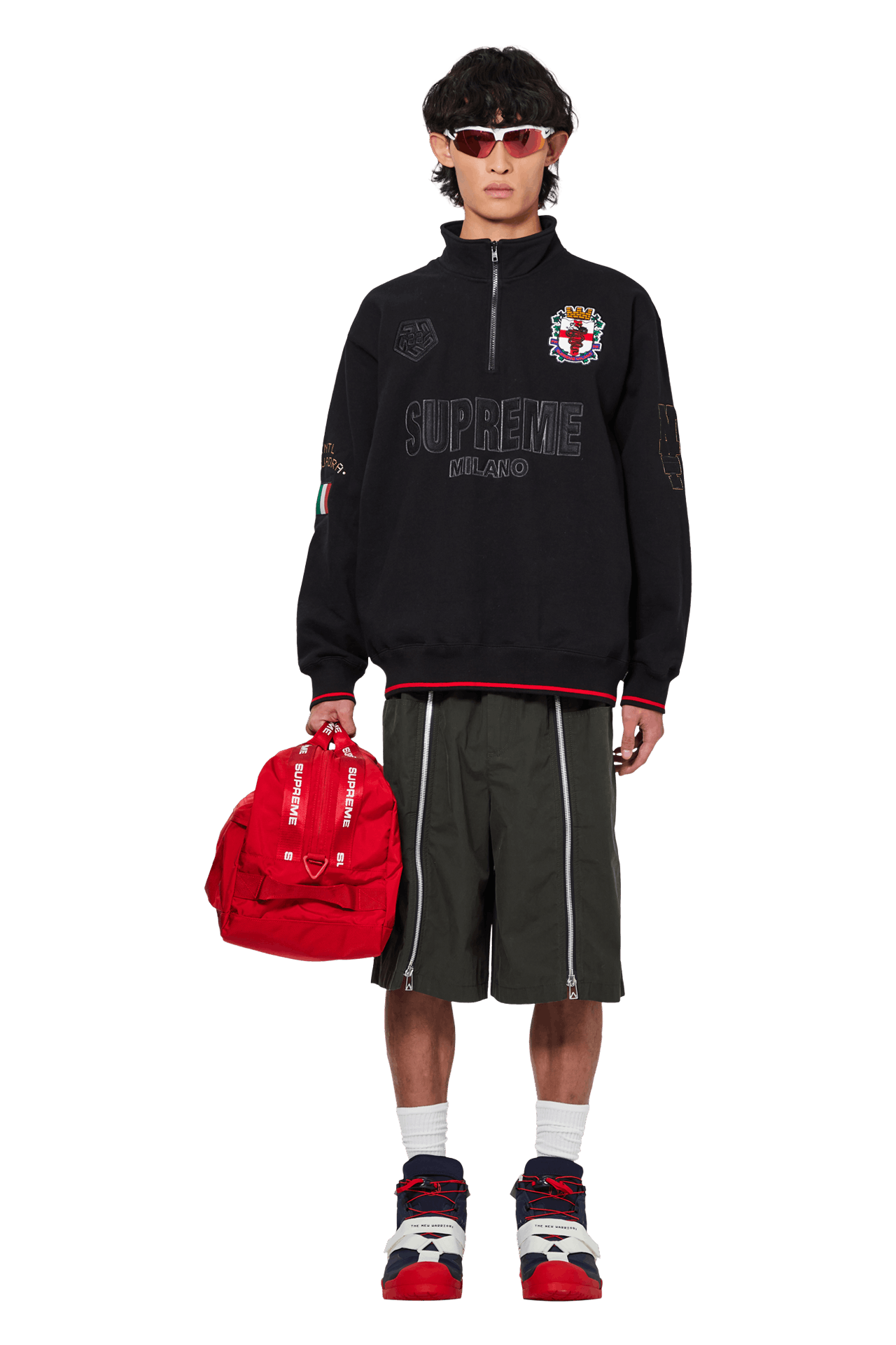 SUPREME NYLON RED DUFFLE BAG FW22 - CRTBLNCHSHP