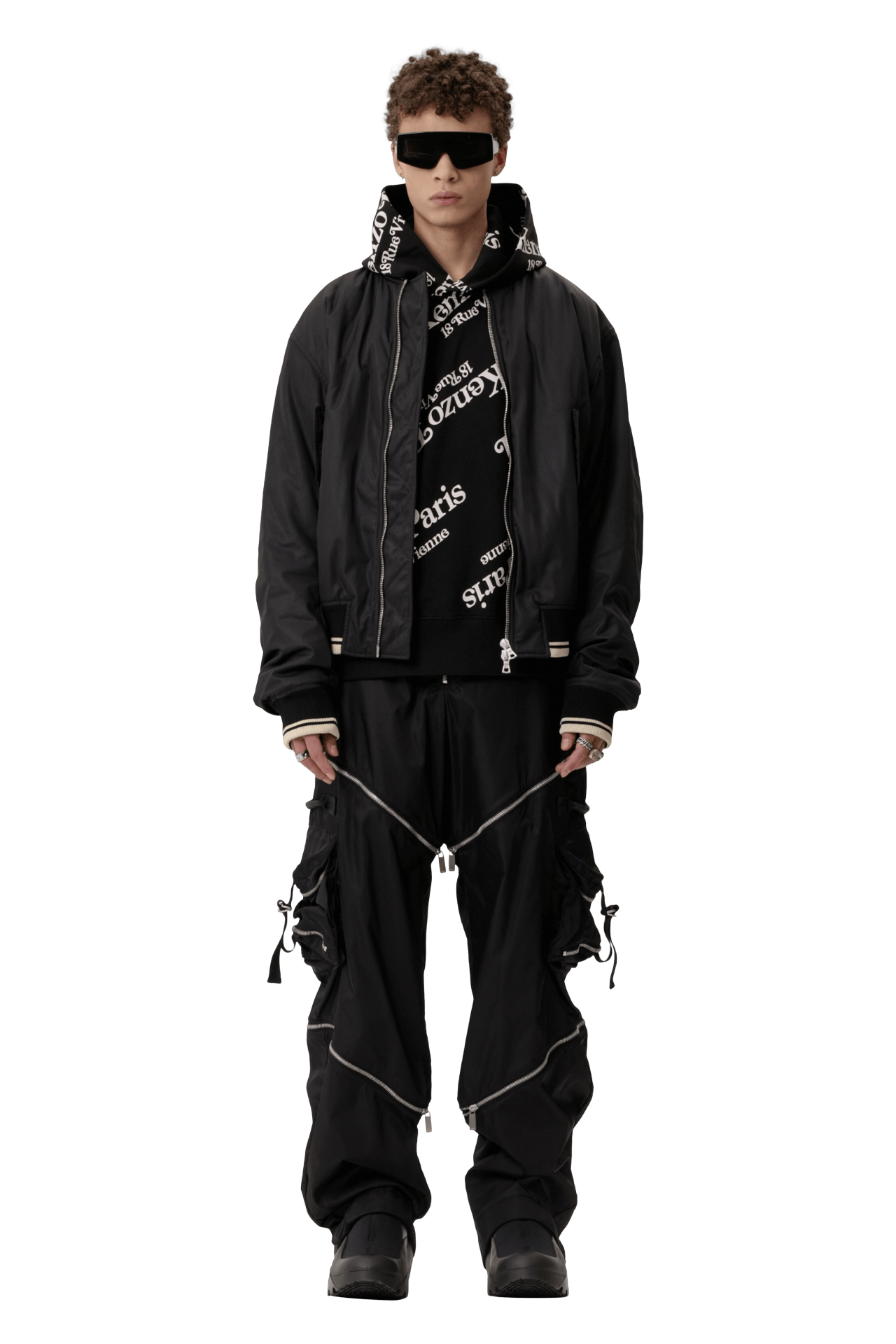 Buy Kenzo By Verdy Oversize Hoodie 'Black' - FE58SW0074MG