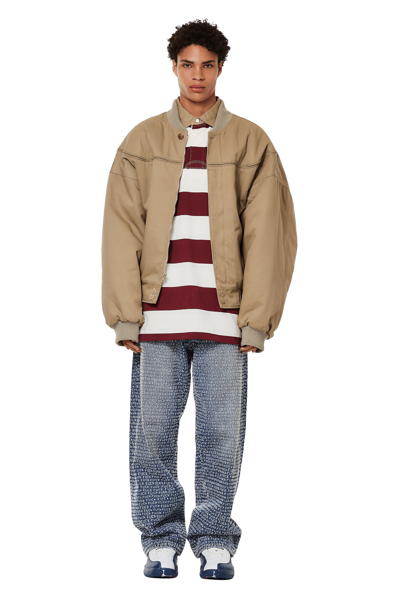 Buy Supreme Fuck Stitch Loose Fit Jean 'Blue' - SS25P75 BLUE | GOAT