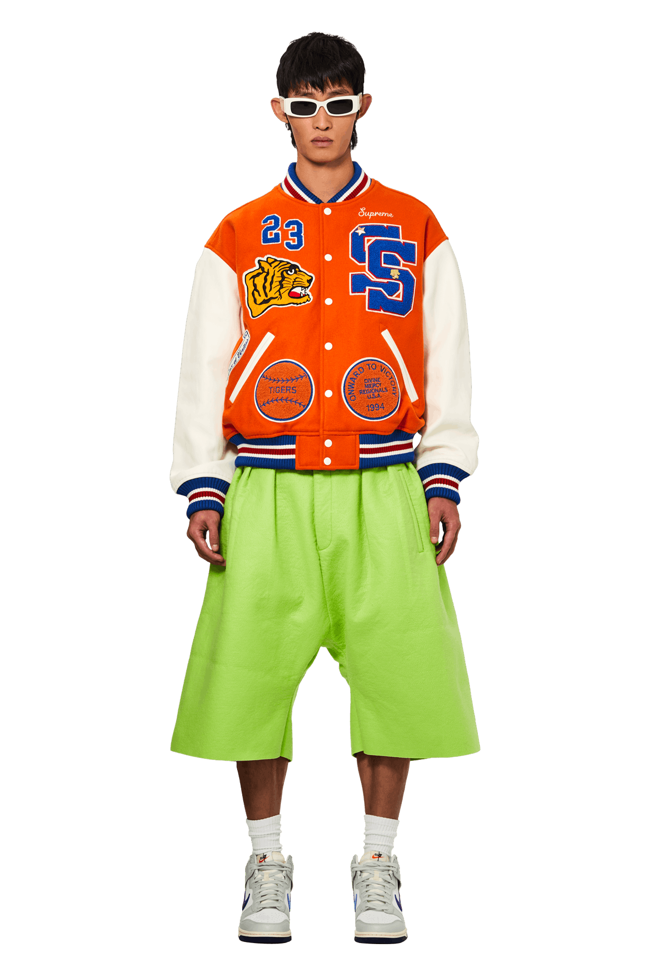 Tiger Varsity Jacket - fall winter 2023 - Supreme