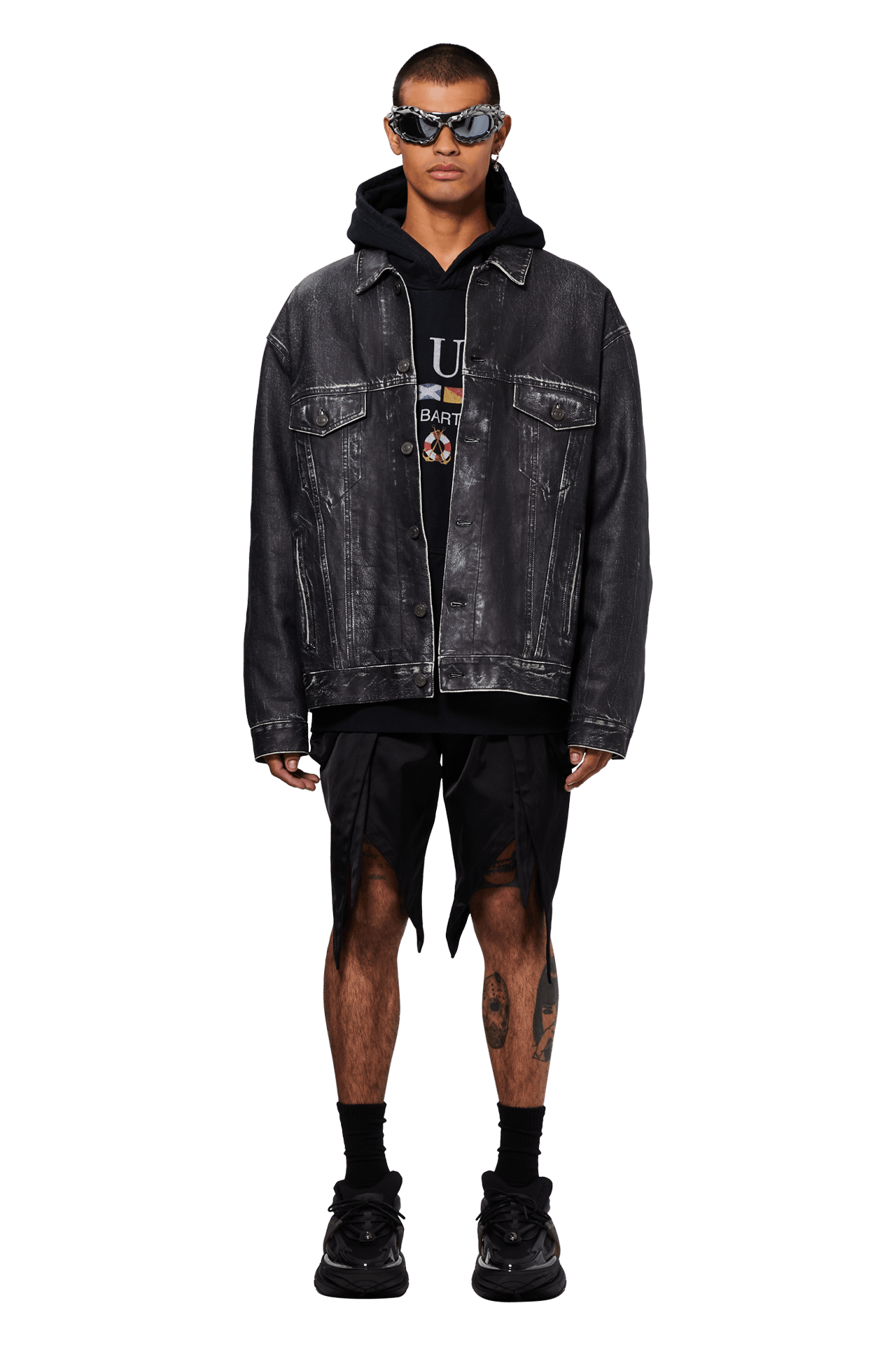 Buy Kiko Kostadinov Torino Shorts 'Ink' - KKSS22T06 16 BLAC
