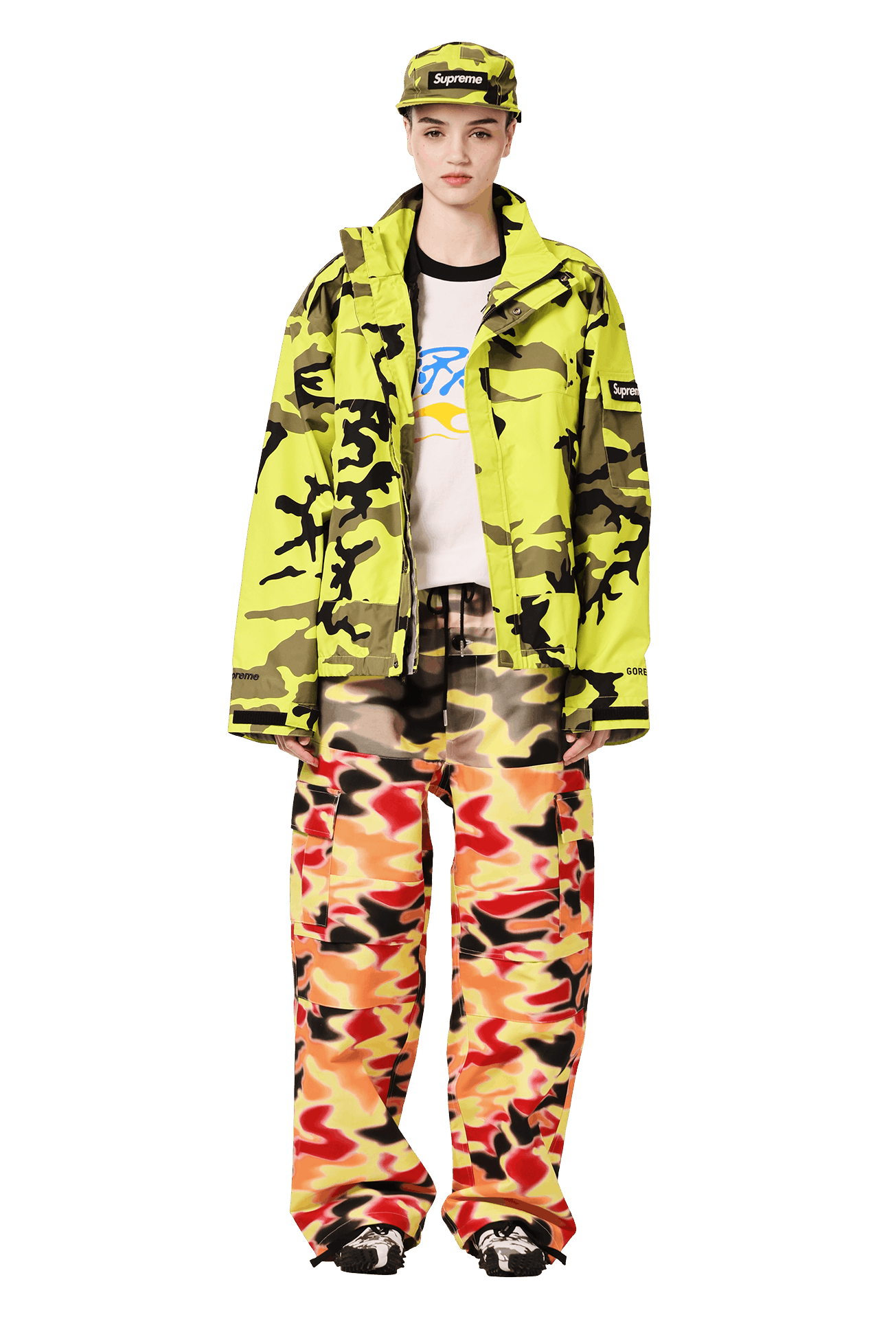 18AW Supreme Reflective Camo Trooper シルバ 18AW Supreme Reflective Camo Trooper シルバ