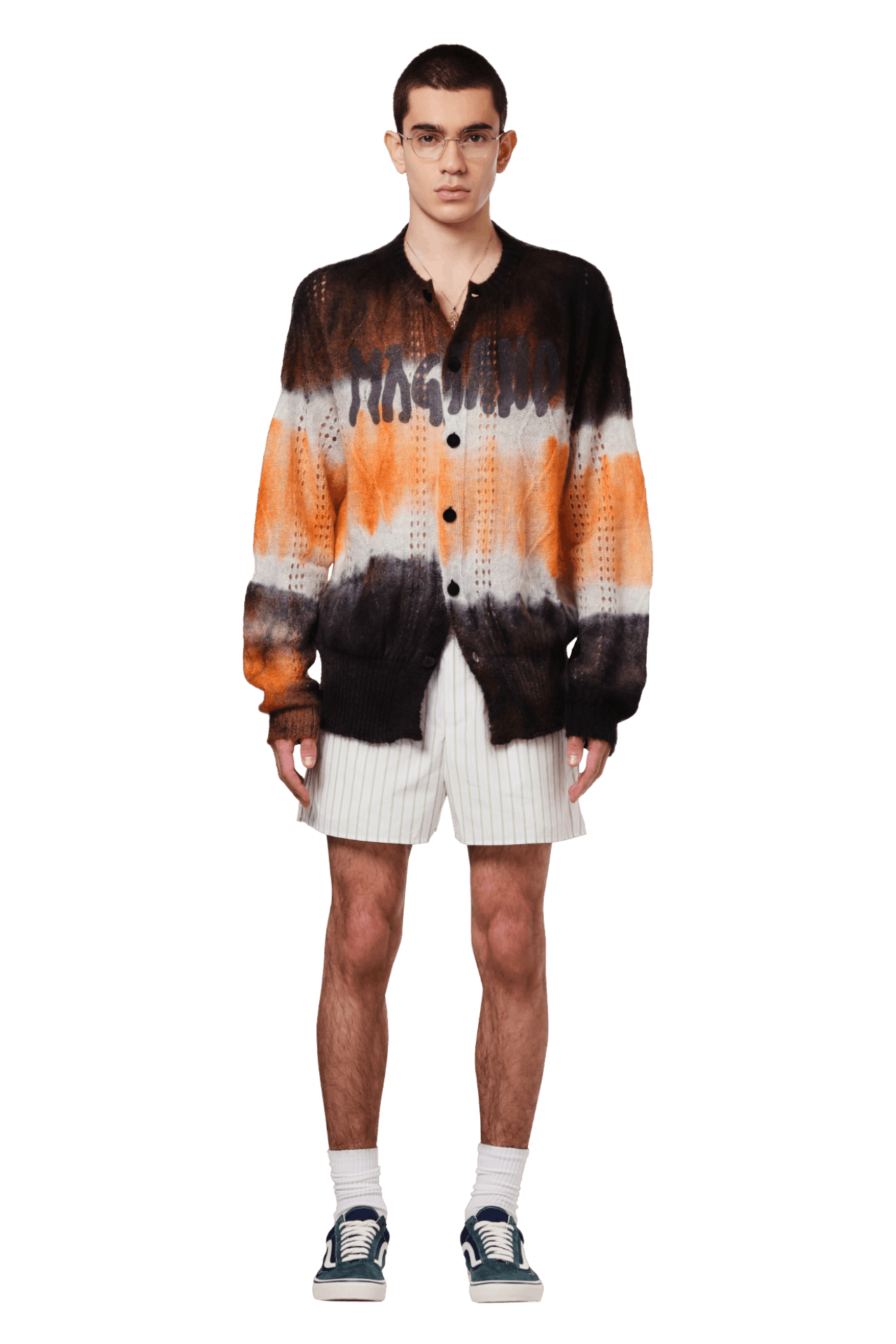 Buy Magliano Psychedelic Bimbo Cardigan 'Orange Mix