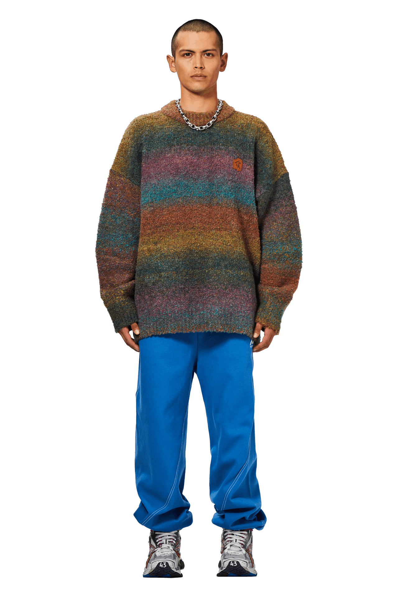 Buy Balenciaga Runner Sneaker 'Grey MultiColor' 677403 W3RB6 8123 GOAT