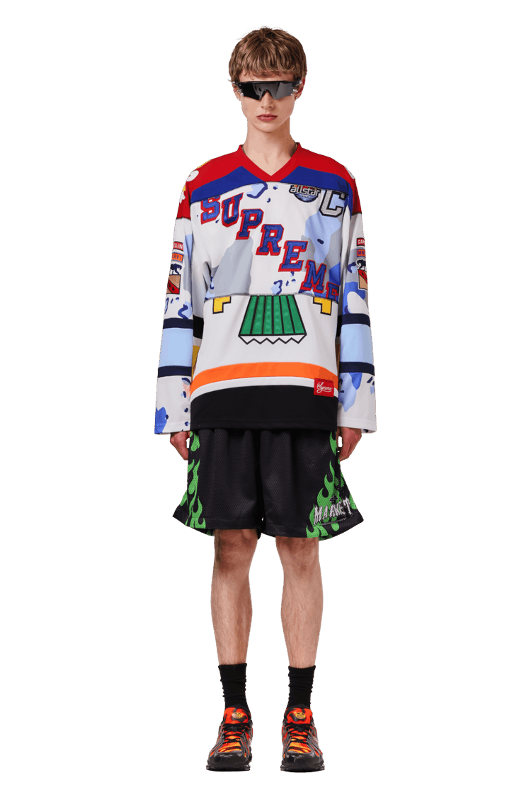 Buy Supreme Paneled Hockey Jersey 'White' - SS26KN34 WHITE | GOAT