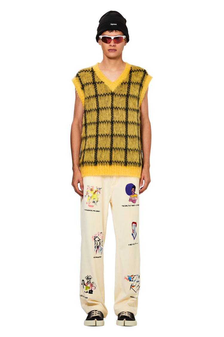 mannequin en Marni Pullover Sweater Vest 'Maize'
