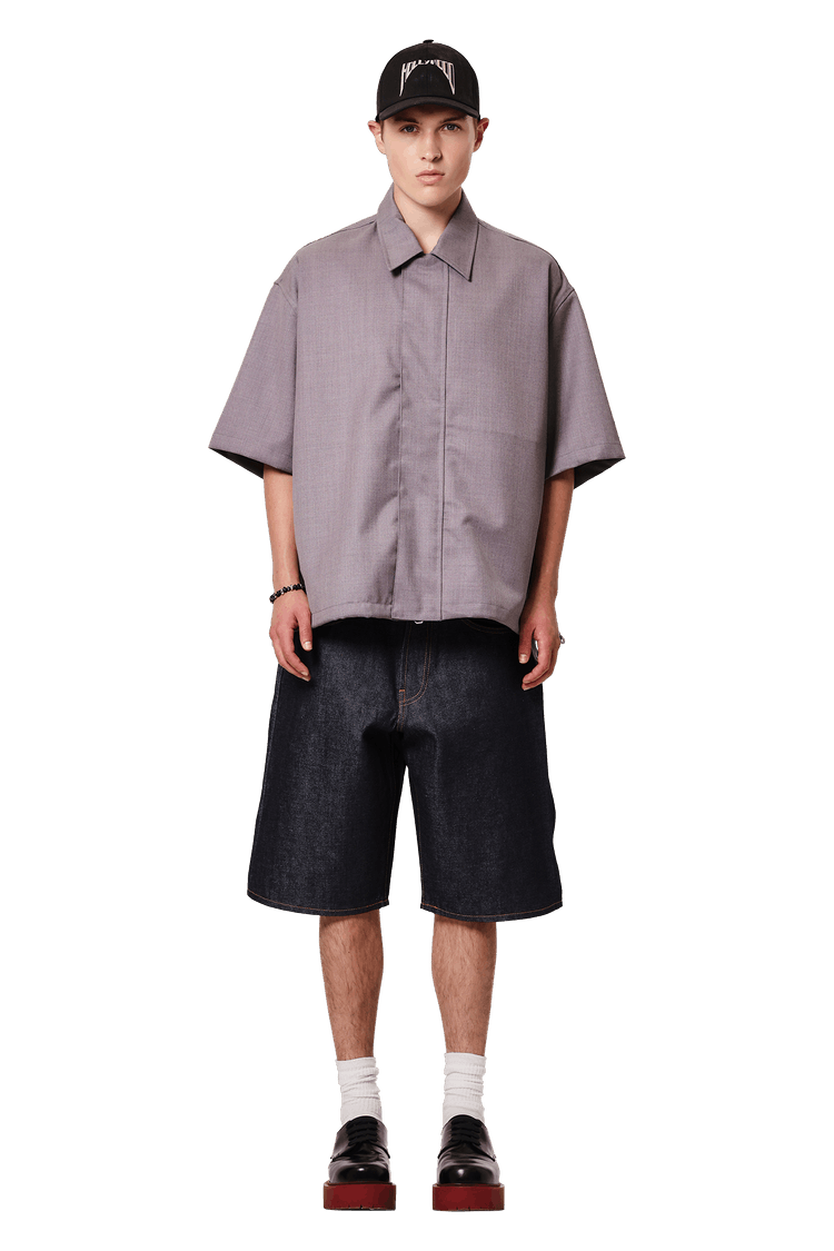 Buy Supreme Rigid Baggy Selvedge Denim Short 'Rigid Indigo