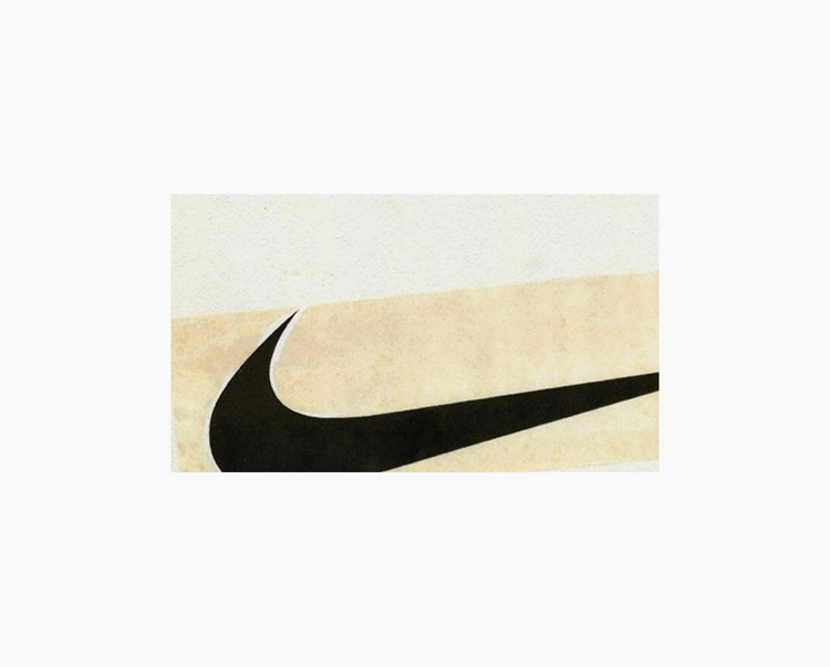 Nike's iconic Swoosh logo was designed by a graphic designer for