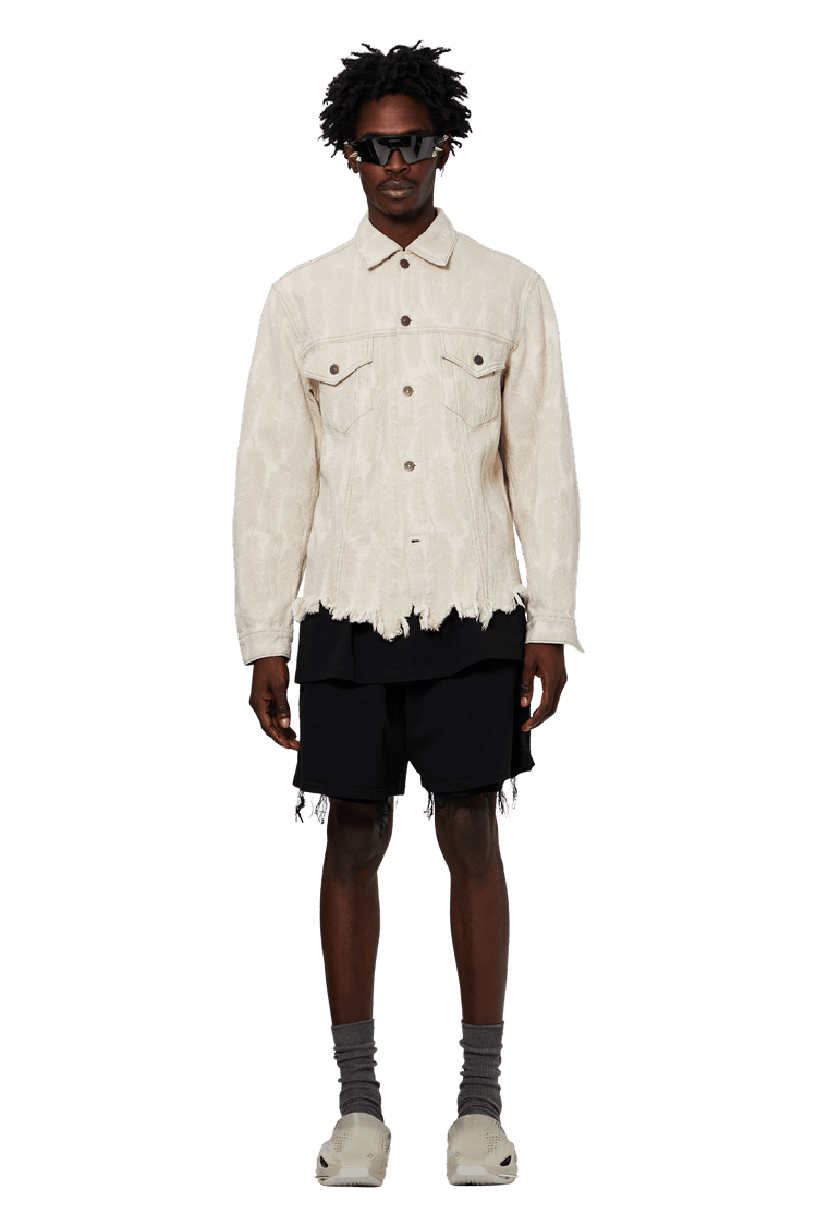 Buy Kapital 12oz Feather Denim 3rd Jacket 'White' - K2203LJ026