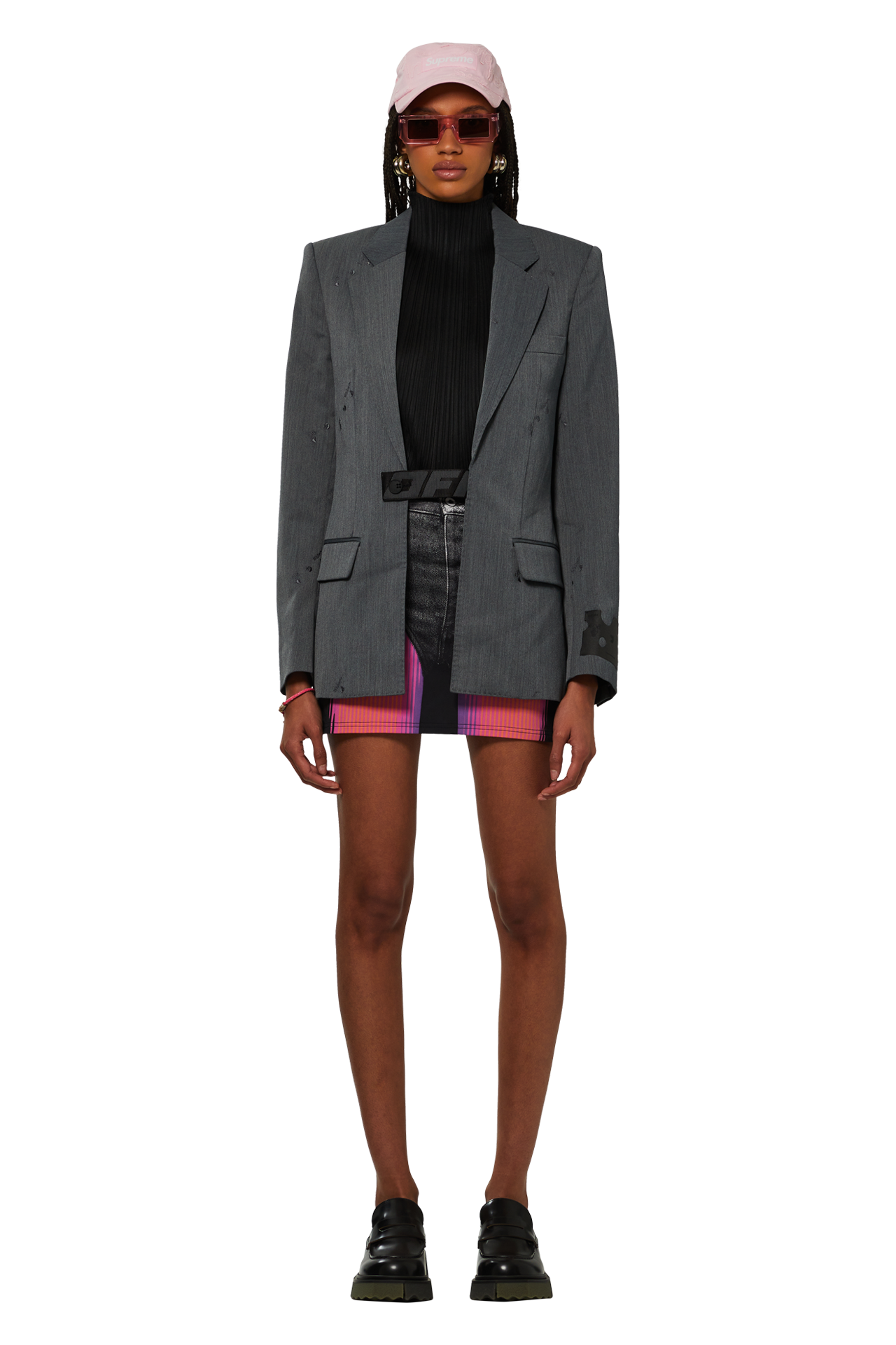 Buy Y/Project x Jean Paul Gaultier Trompe L'Oeil Janty Mini Skirt ...
