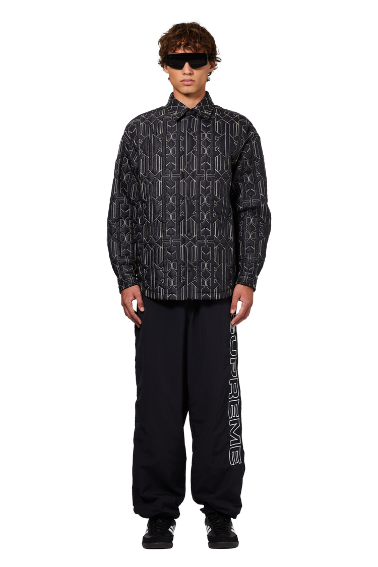 Supreme Spellout Embroidered Track Pant 'Sand