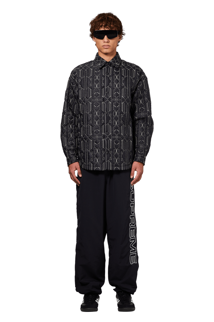 Buy Supreme Spellout Embroidered Track Pant 'Black' - FW23P99