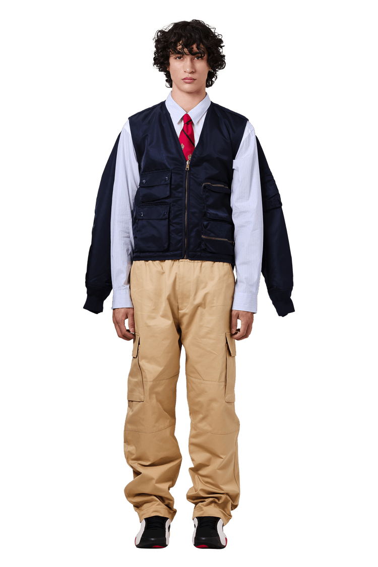 Buy Supreme 2-In-1 MA-1 + Vest 'Navy' - SS24J21 NAVY | GOAT Buy Supreme 2-In-1 MA-1 + Vest 'Navy' - SS24J21 NAVY | GOAT