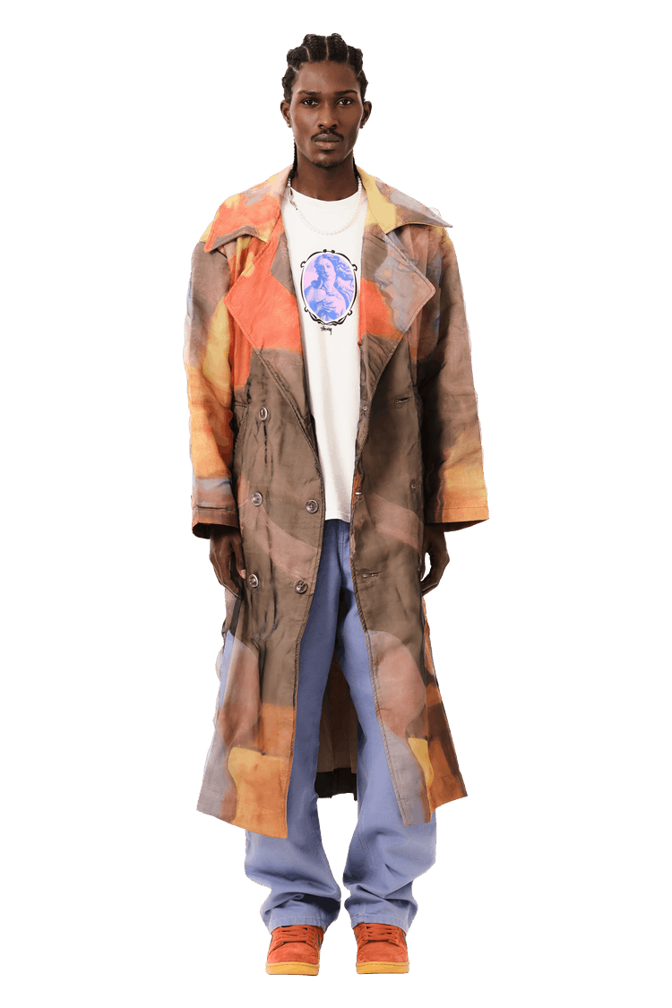 Model wearing Nike Dunk Low Pro SB 'Burnt Sunrise'