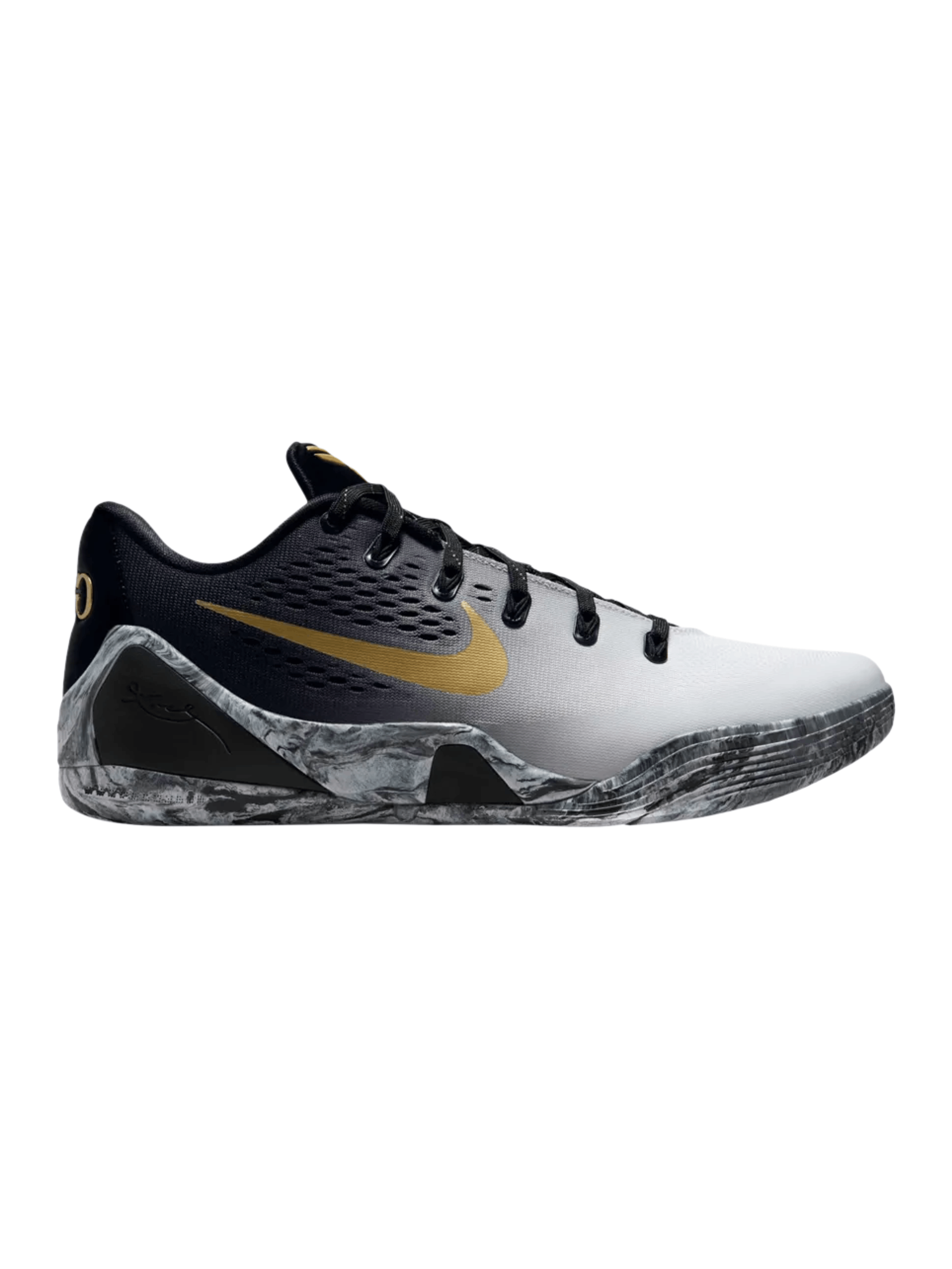 kobe bryant black and gold shoes