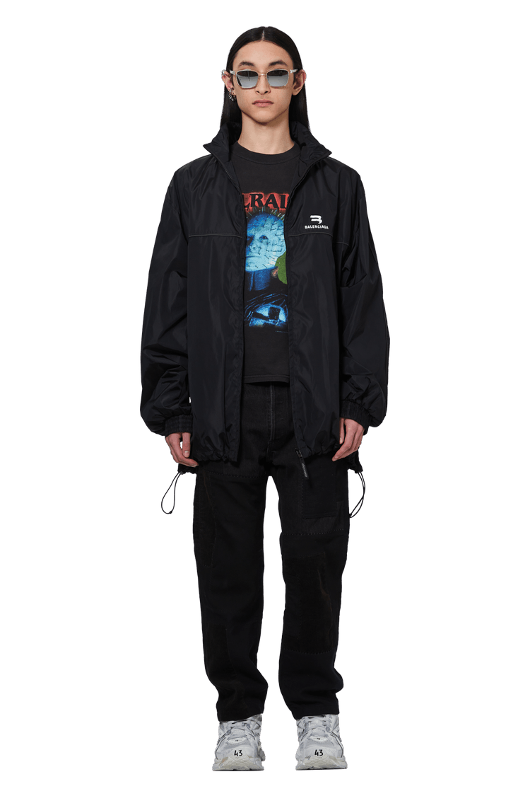 Balenciaga Classic Nylon Track Jacket 'Black' | GOAT Balenciaga Classic Nylon Track Jacket 'Black' | GOAT