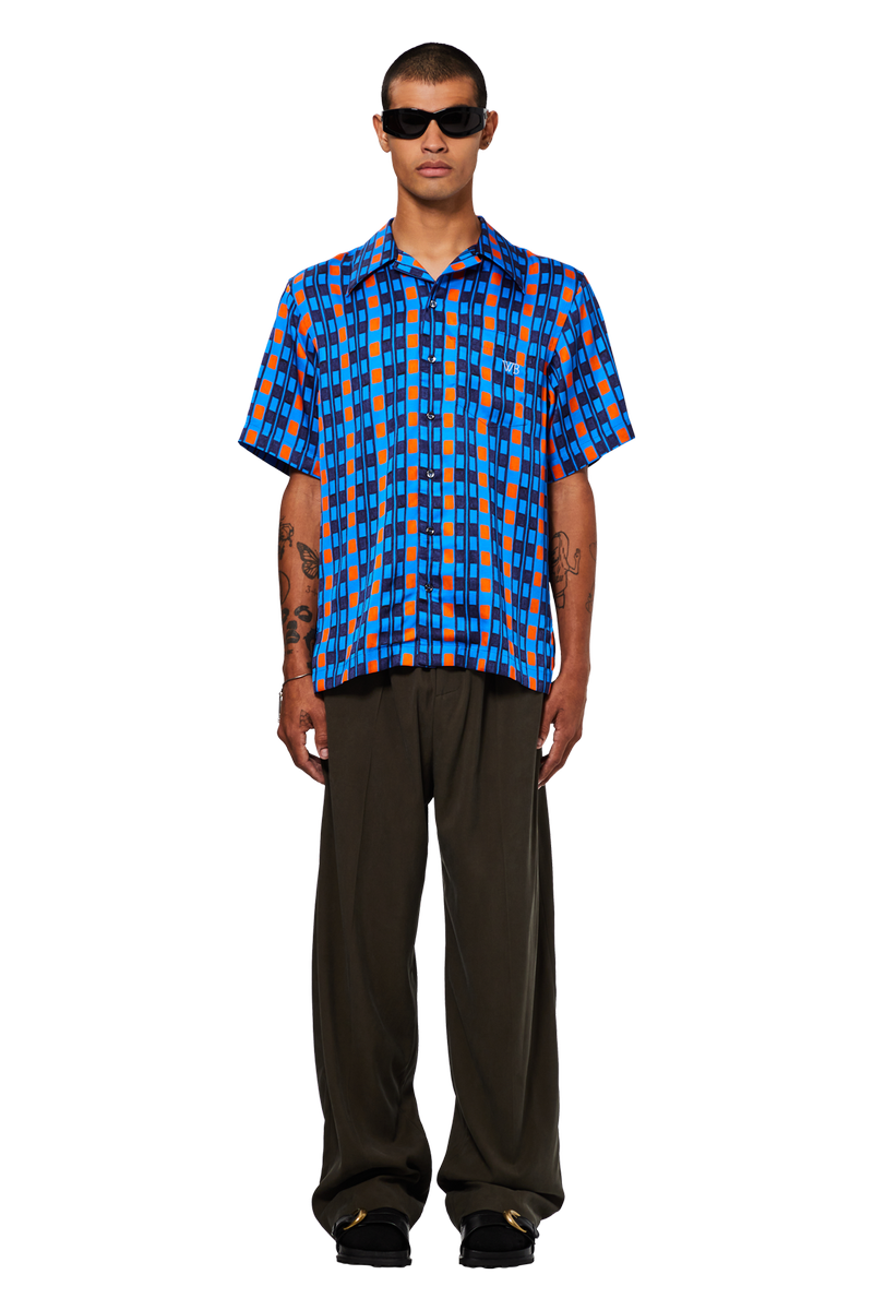 Buy Wales Bonner Highlife Bowling Shirt 'Blue' - MA23SH05 VI04 5359 | GOAT