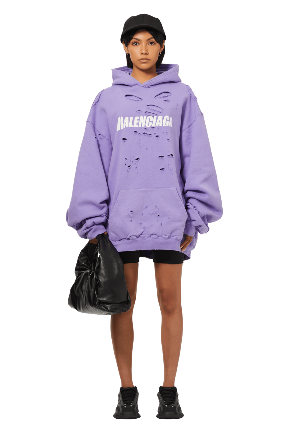purple balenciaga sweatshirt